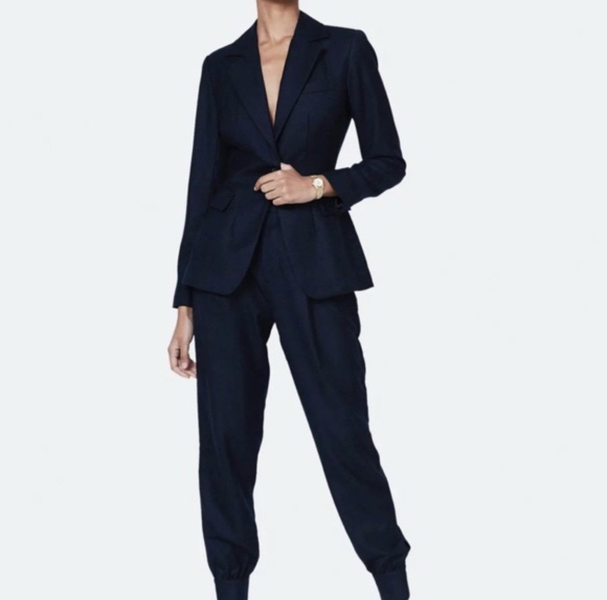 Other Billie the label Jamie blazer midnight blue jacker NWT S Size S / US 4 / IT 40 - 2 Thumbnail