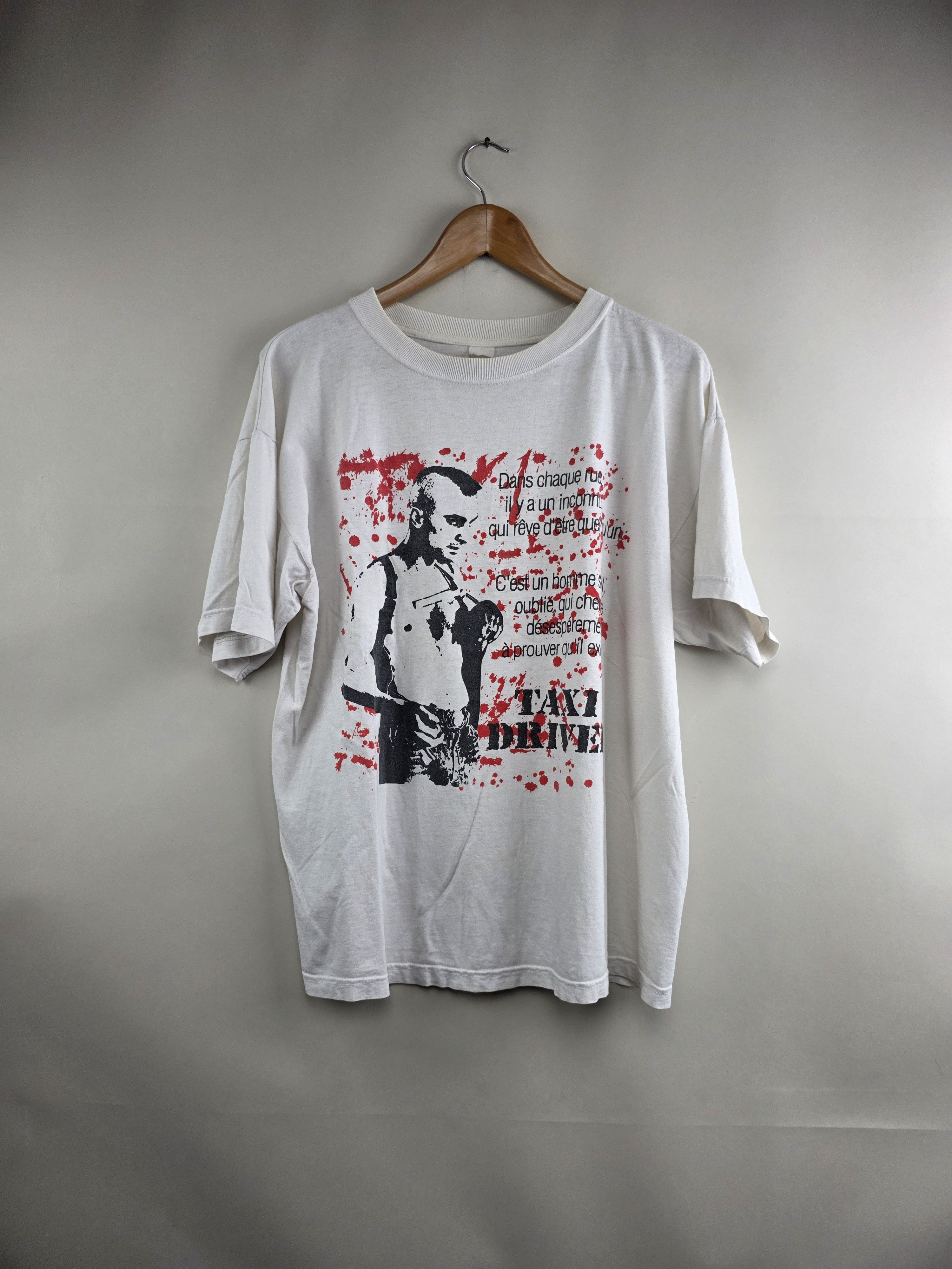 Vintage 90s Taxi Driver Movie tee Vintage T shirt L 22" 26.5" Size US L / EU 52-54 / 3 - 1 Thumbnail