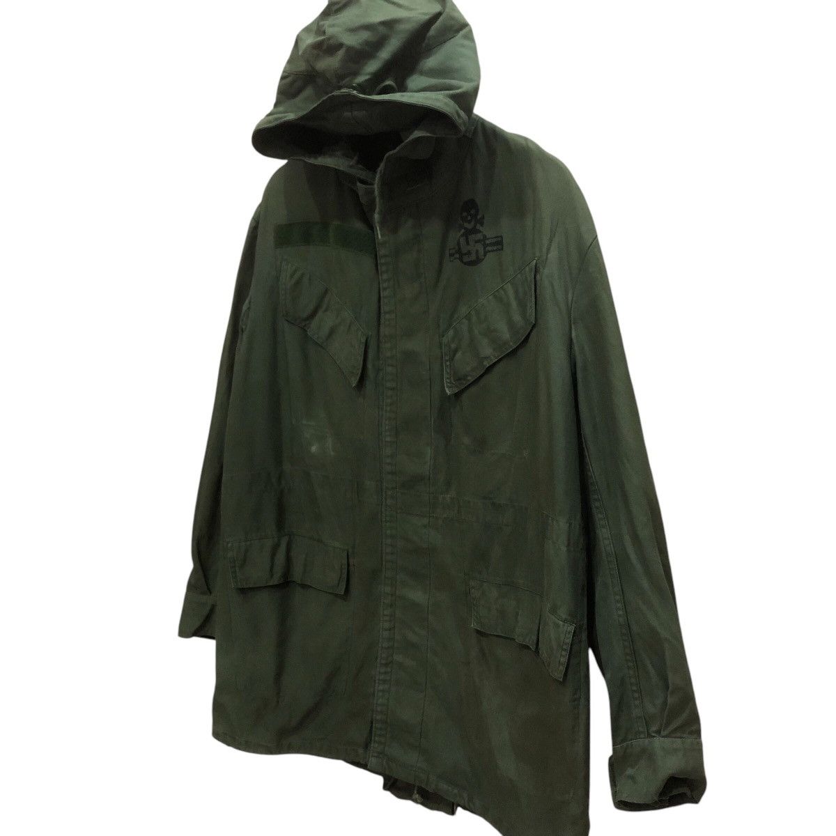 Vintage 1986 Seyntex Belgian Army Parka Green Size US L / EU 52-54 / 3 - 3 Thumbnail