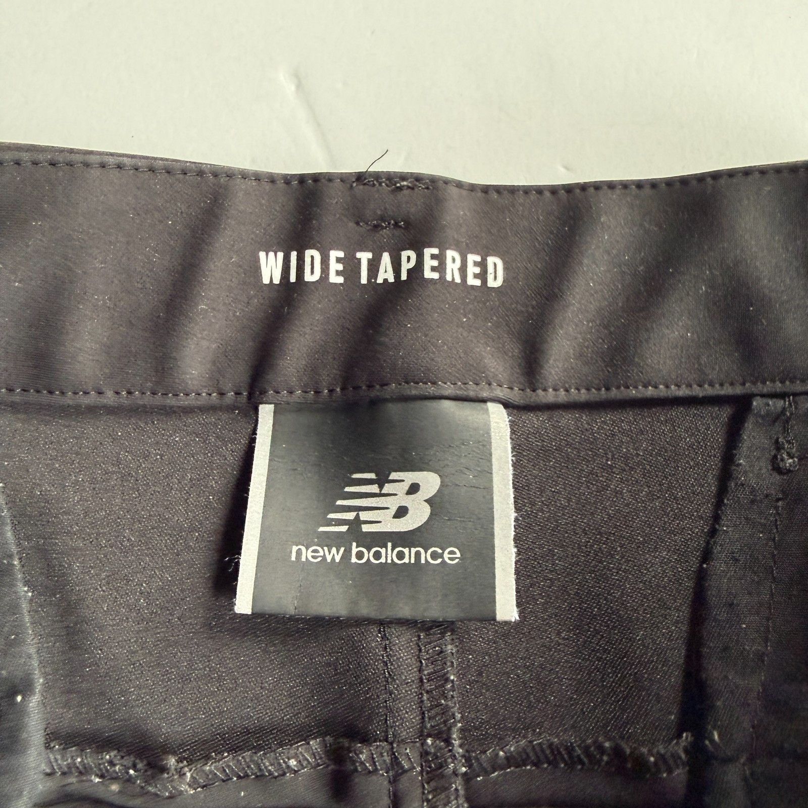 New Balance NEW BALANCE Black Wide Tapered Cropped Pants Size US 34 / EU 50 - 4 Thumbnail