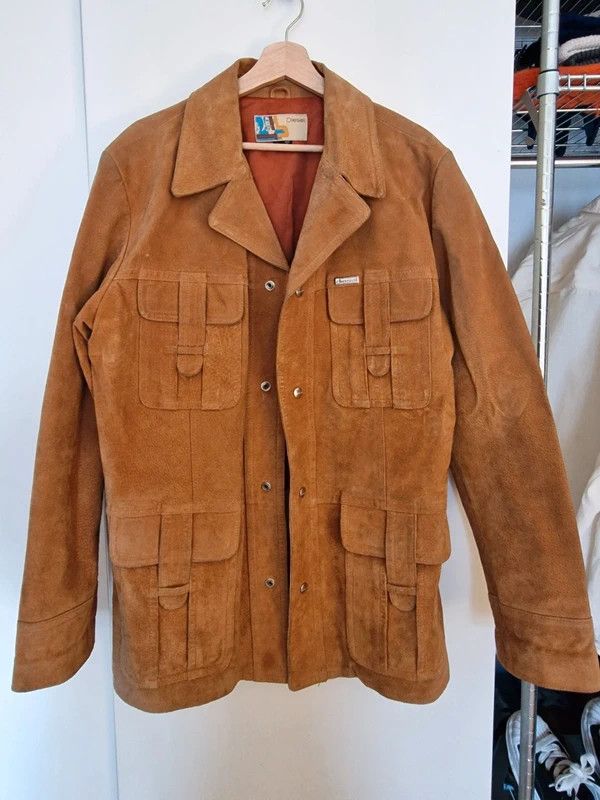 Diesel Rare Vintage Diesel ‘Montreal’ Suede Safari Jacket Size US L / EU 52-54 / 3 - 8 Thumbnail