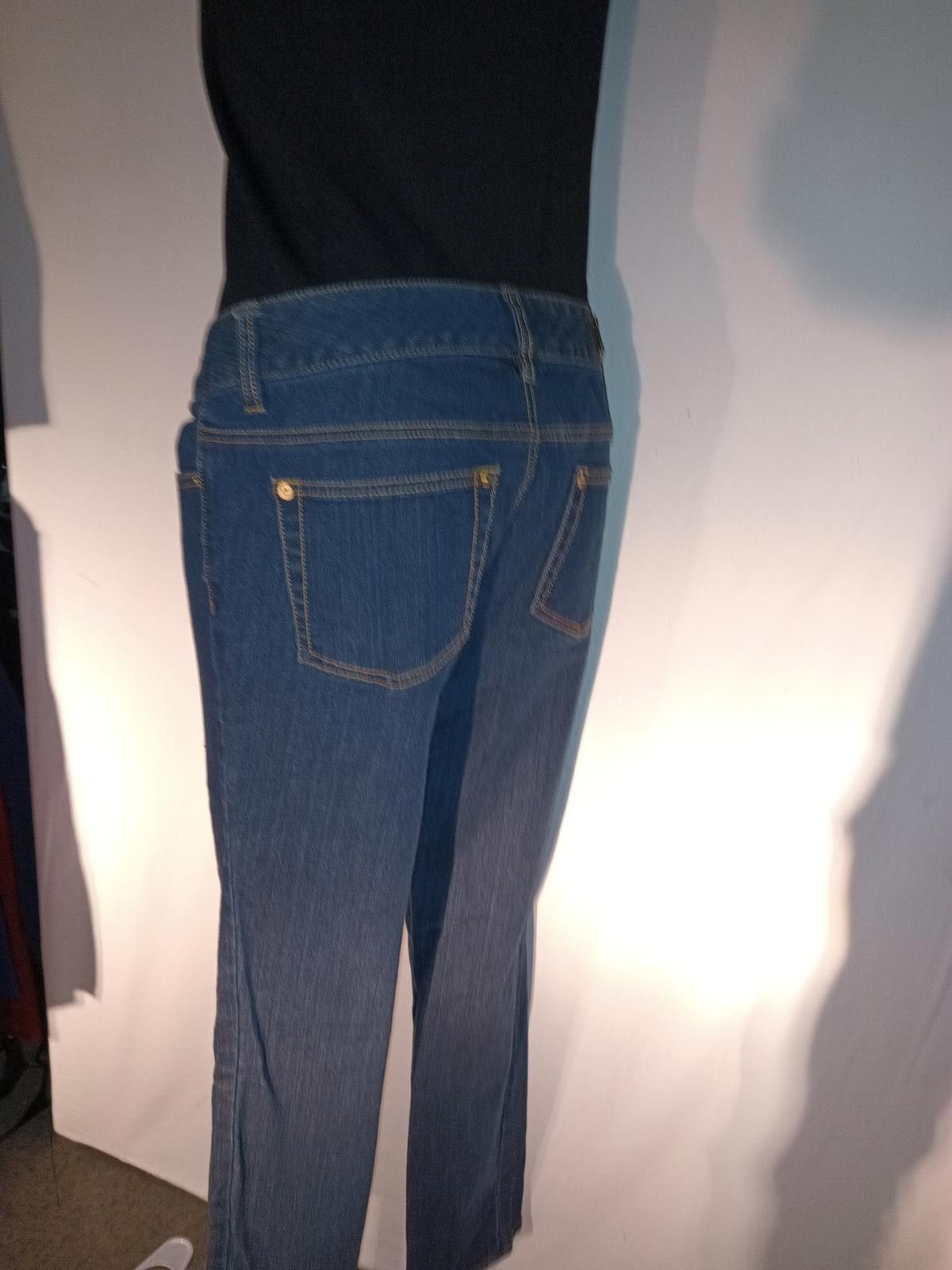 Designer Stylish Blue Flare Jeans Size 30" / US 8 / IT 44 - 3 Thumbnail