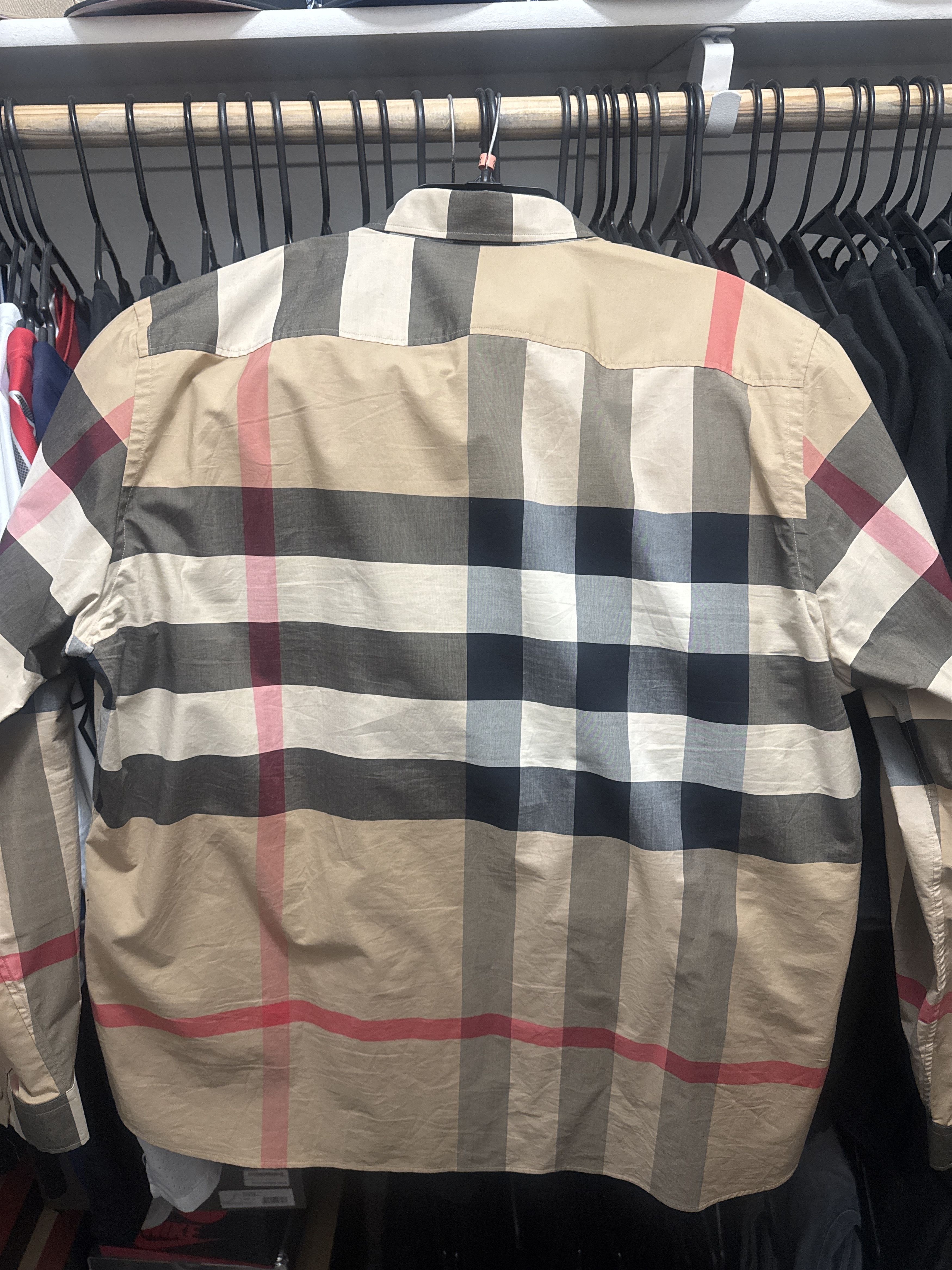 Burberry Slim Fit Check Shirt