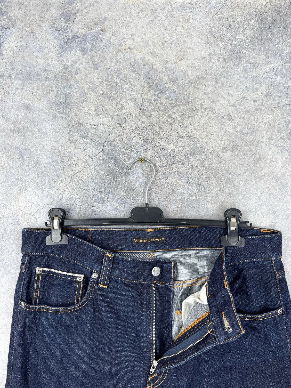 Nudie Jeans Nudie Jeans Snake Eyes Selvage Gritty Jackson Jeans W34 L32 Size US 34 / EU 50 - 10 Thumbnail