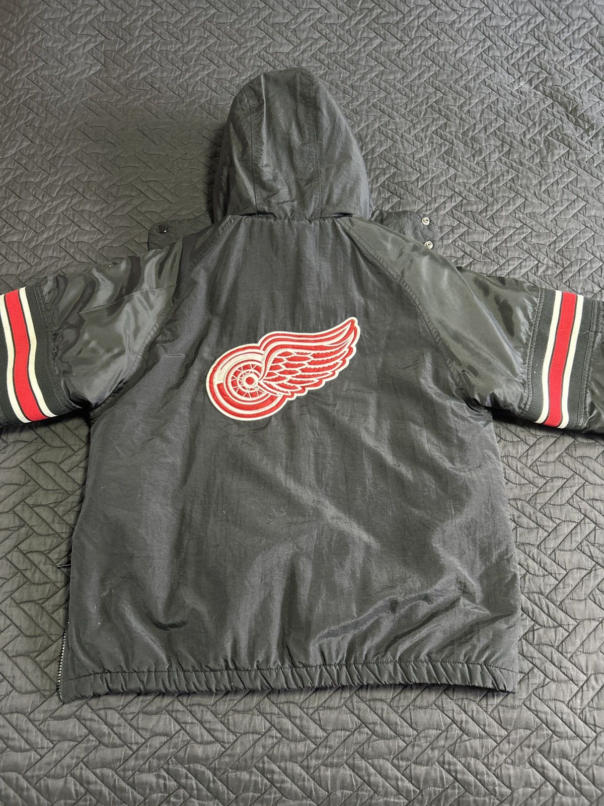 Starter Detroit red wings pullover jacket Size US M / EU 48-50 / 2 - 2 Thumbnail
