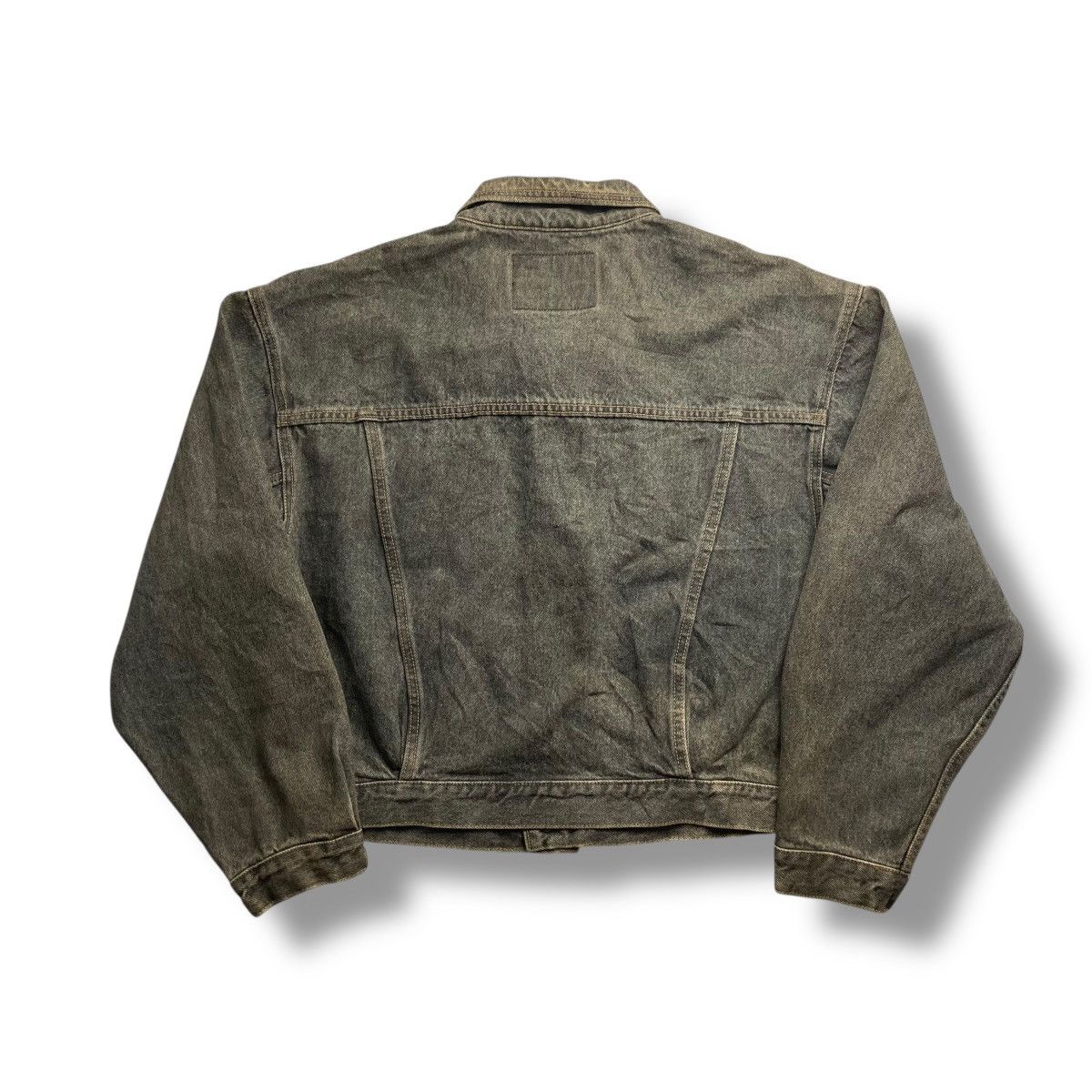Hysteric Glamour 🇯🇵 VINTAGE GL HEART CROPPED WASHED DENIM JACKET Size US M / EU 48-50 / 2 - 2 Thumbnail