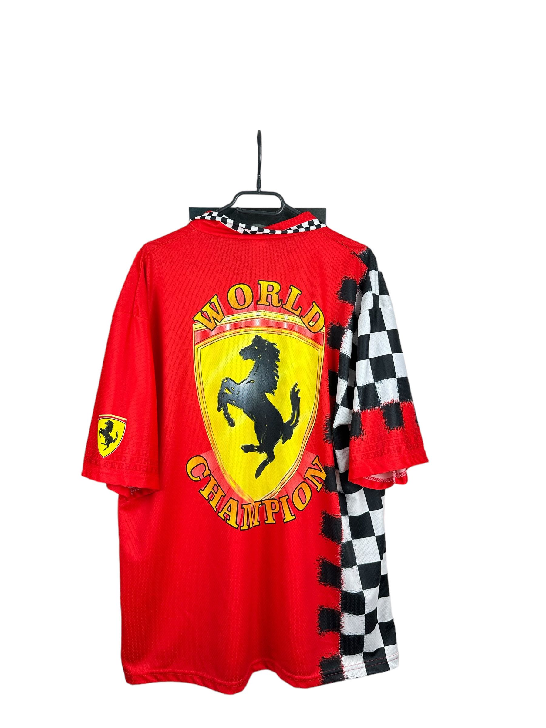 Ferrari × Vintage Vintage Ferrari Rare Racing Tee Shirt Jersey Hype Marlboro Size US XXL / EU 58 / 5 - 1 Thumbnail