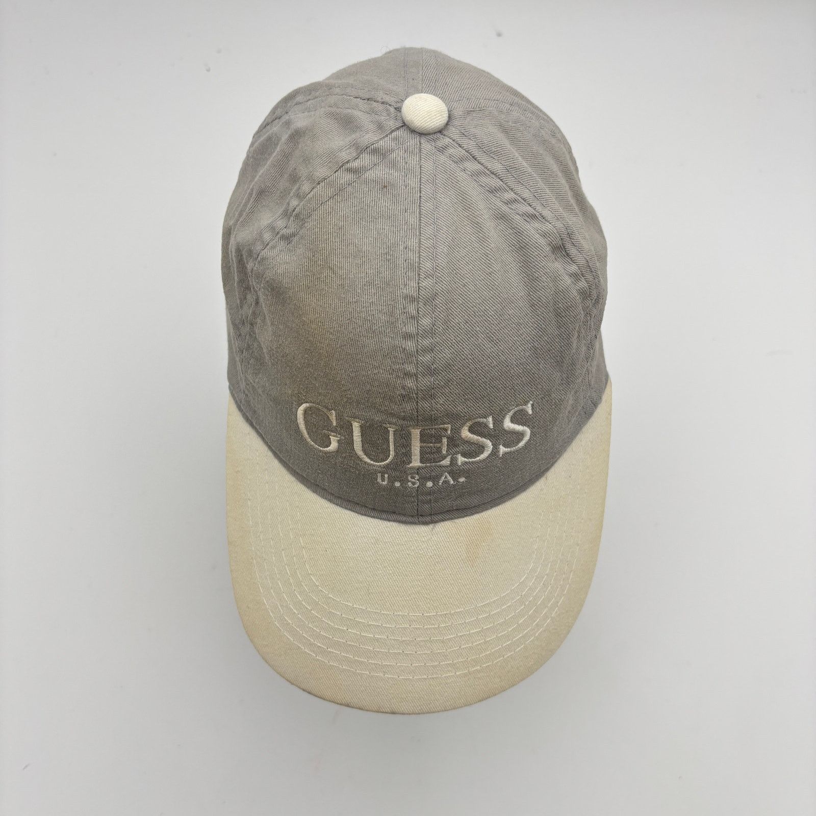 Guess Vintage Guess U.S.A Two Tone Snapback Baseball Cap Hat Size ONE SIZE - 6 Thumbnail