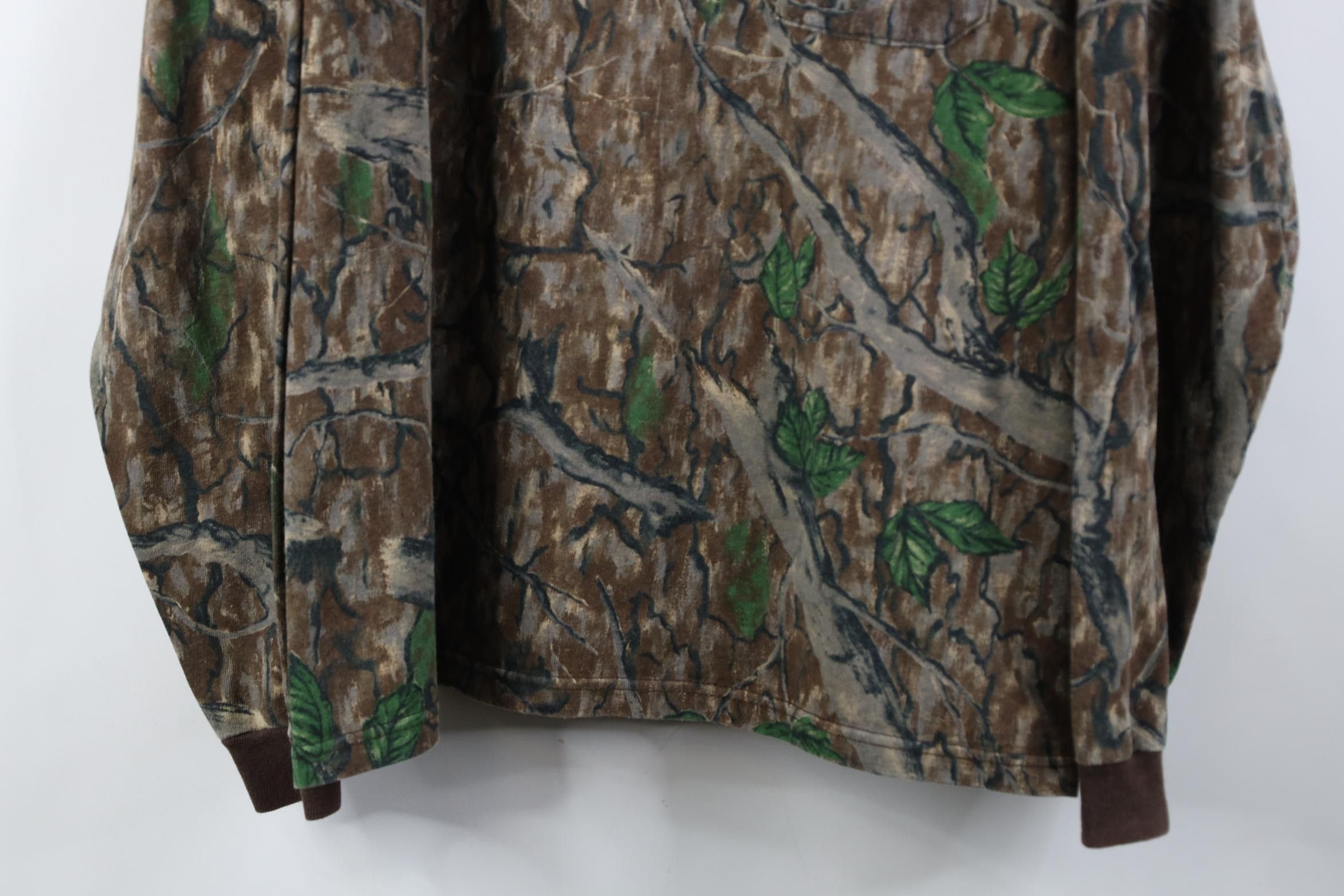 Vintage Vintage 90s Streetwear Camouflage Long Sleeve T-Shirt USA Size US XXL / EU 58 / 5 - 3 Thumbnail