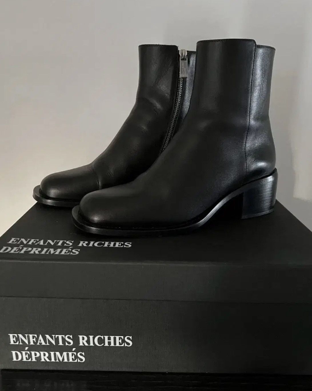 Enfants Riches Deprimes Square Toe Boots