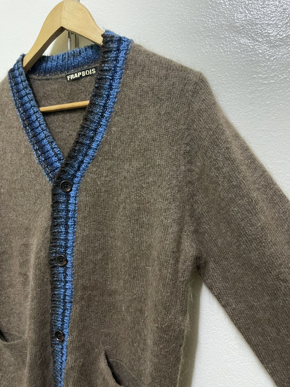 Frapbois × Issey Miyake × Japanese Brand Frapbois Bigi Sample Cardigan Knitwear Japan Size US M / EU 48-50 / 2 - 4 Thumbnail