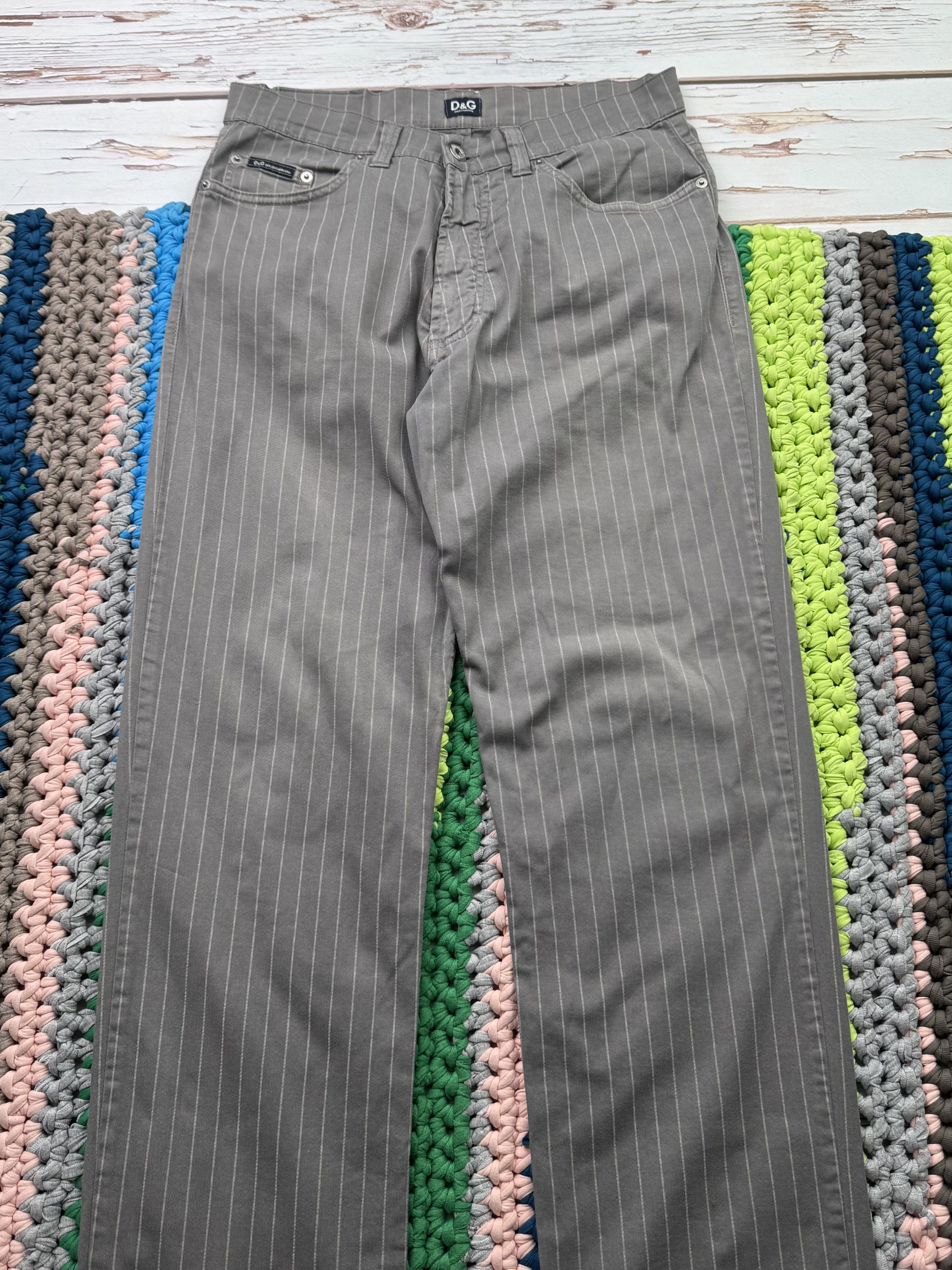 Dolce & Gabbana Dolce&Gabbana Vintage Striped Pants (V83) Size US 34 / EU 50 - 2 Thumbnail