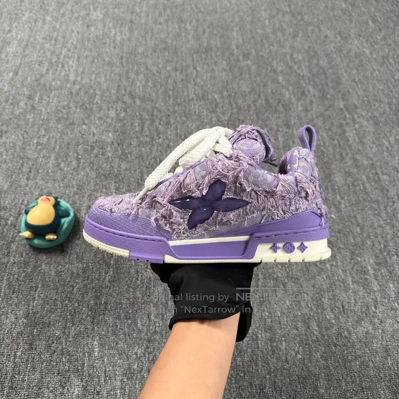 Louis Vuitton Louis Vuitton Skate Purple Lining Full Print Casual Shoes Size US 5 / EU 37 - 8 Thumbnail
