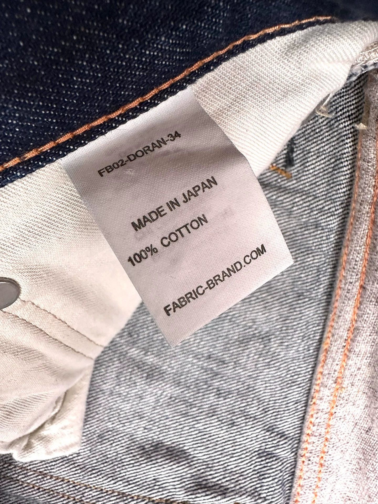 Fabric Brand & Co. Fabric Brand&Co Selvage Denim PT Heavy Wash Distressed W34 Size US 34 / EU 50 - 7 Thumbnail
