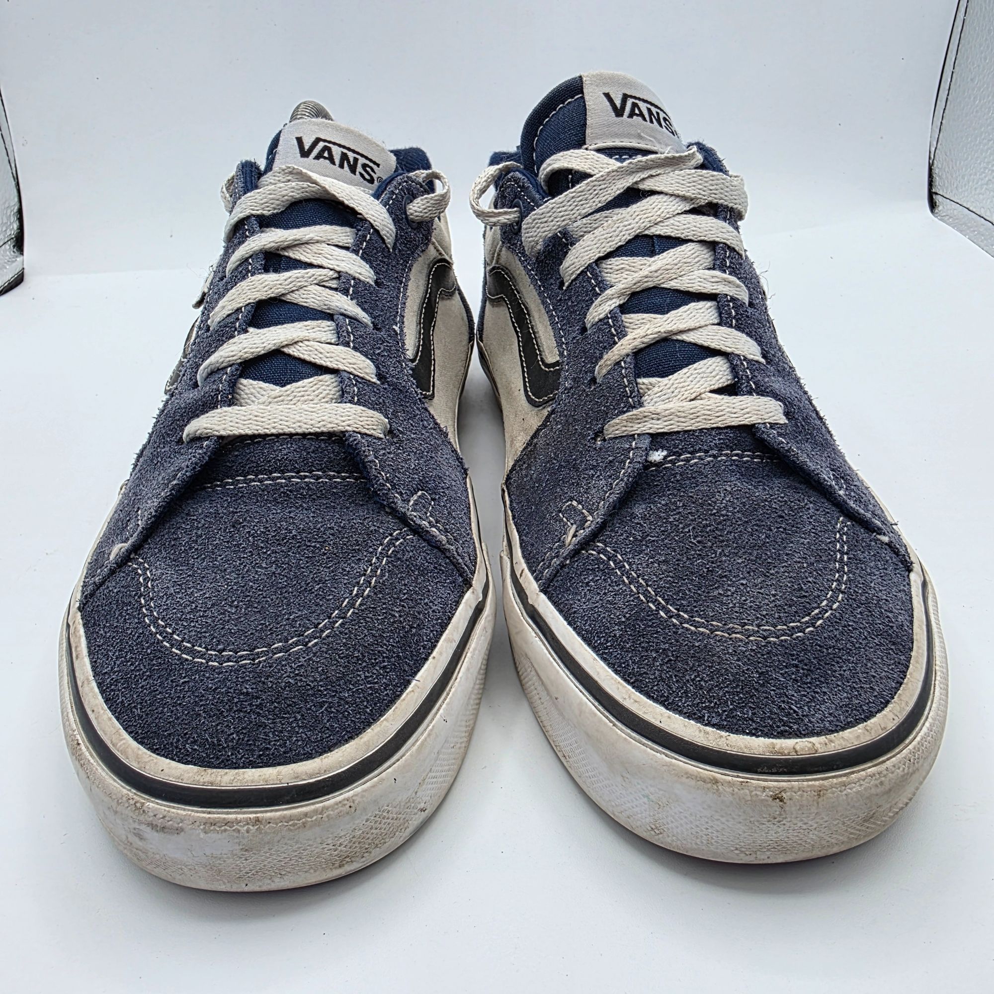 Vans Vans Filmore Mens Size 8 Dress Blue Suede Sneaker Shoes Casu Size US 8 / EU 41 - 2 Thumbnail