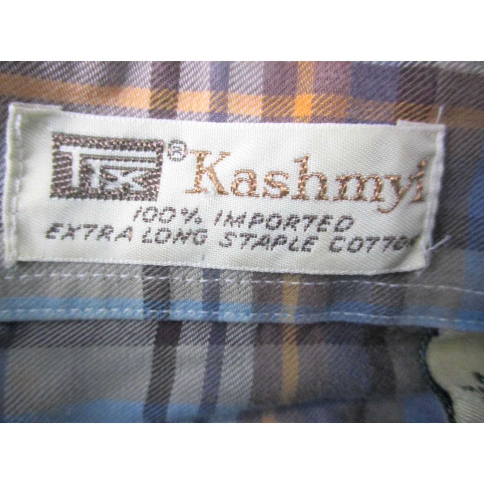Vintage VINTAGE Gitman Bros Shirt Mens M Blue Brown Plaid Button-Down Made USA Cotton Size US M / EU 48-50 / 2 - 7 Thumbnail
