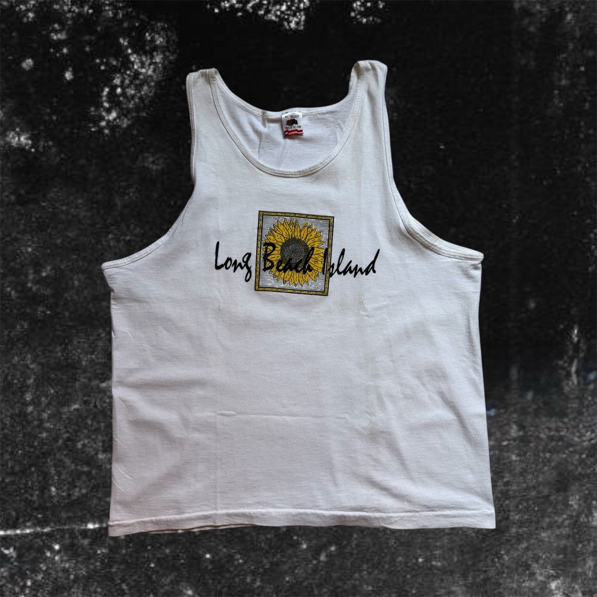 Fruit Of The Loom Vintage Long Beach Island Tank Top Size XL / US 12-14 / IT 48-50 - 1 Thumbnail