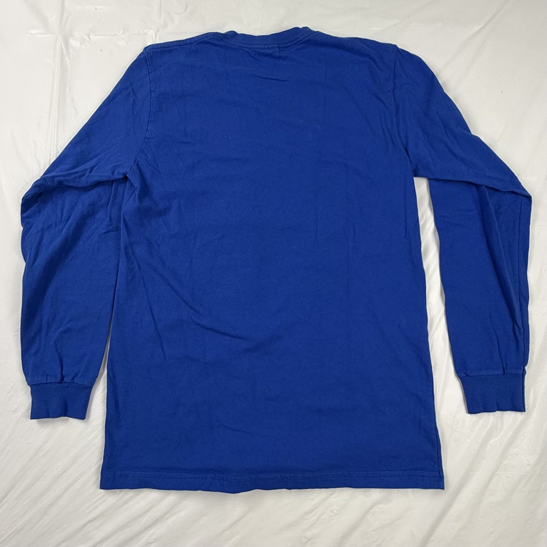 Supreme Supreme Mens Royal Blue Long Sleeve T-Shirt Solid Crew Neck Size US M / EU 48-50 / 2 - 2 Thumbnail