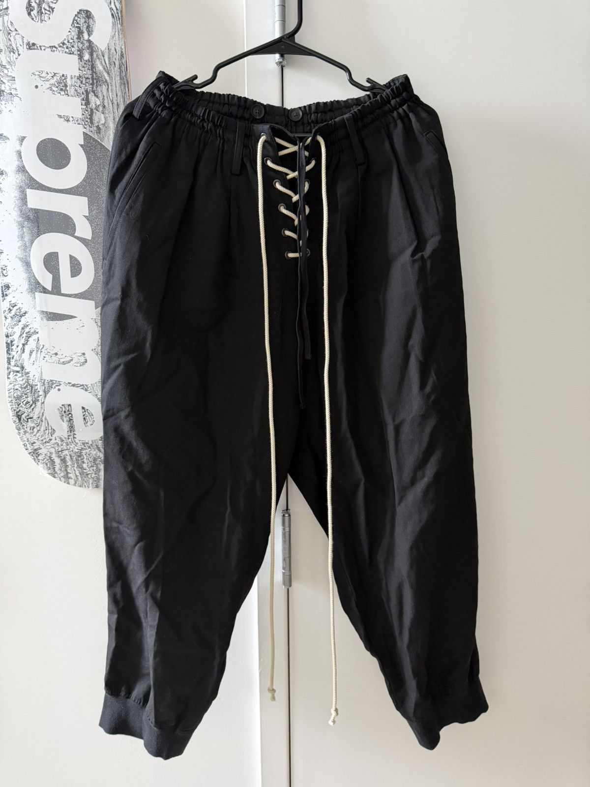 Yohji Yamamoto 21 SS Lace Up pants Size US 32 / EU 48 - 1 Thumbnail