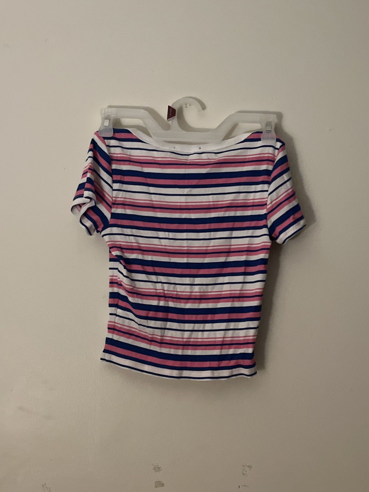 Abercrombie & Fitch Multicolor Short Sleeve Crop Top Size S / US 4 / IT 40 - 1 Thumbnail