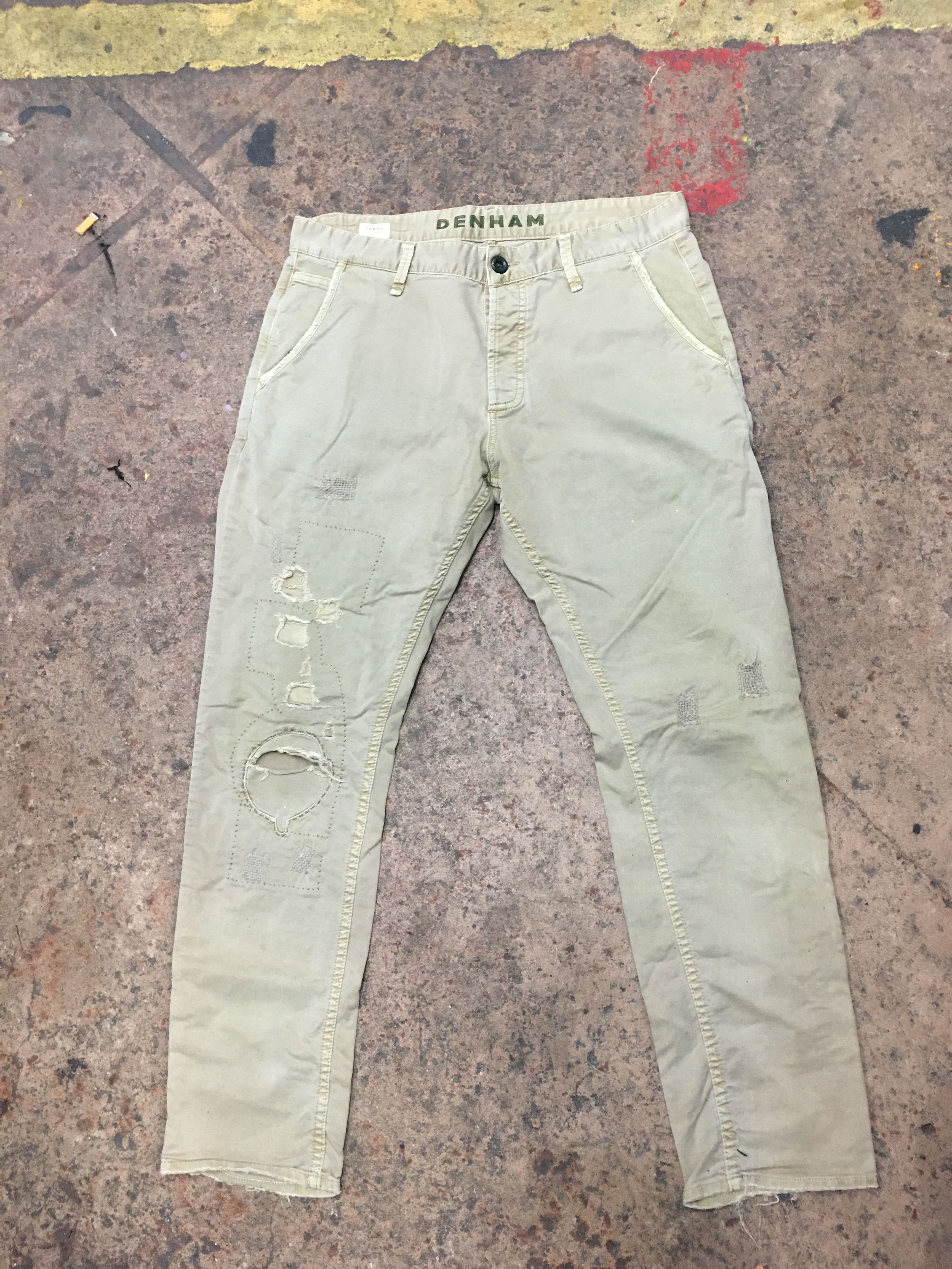 DENHAM DENHAM DISTRESSED PATCWORK Size US 36 / EU 52 - 2 Thumbnail