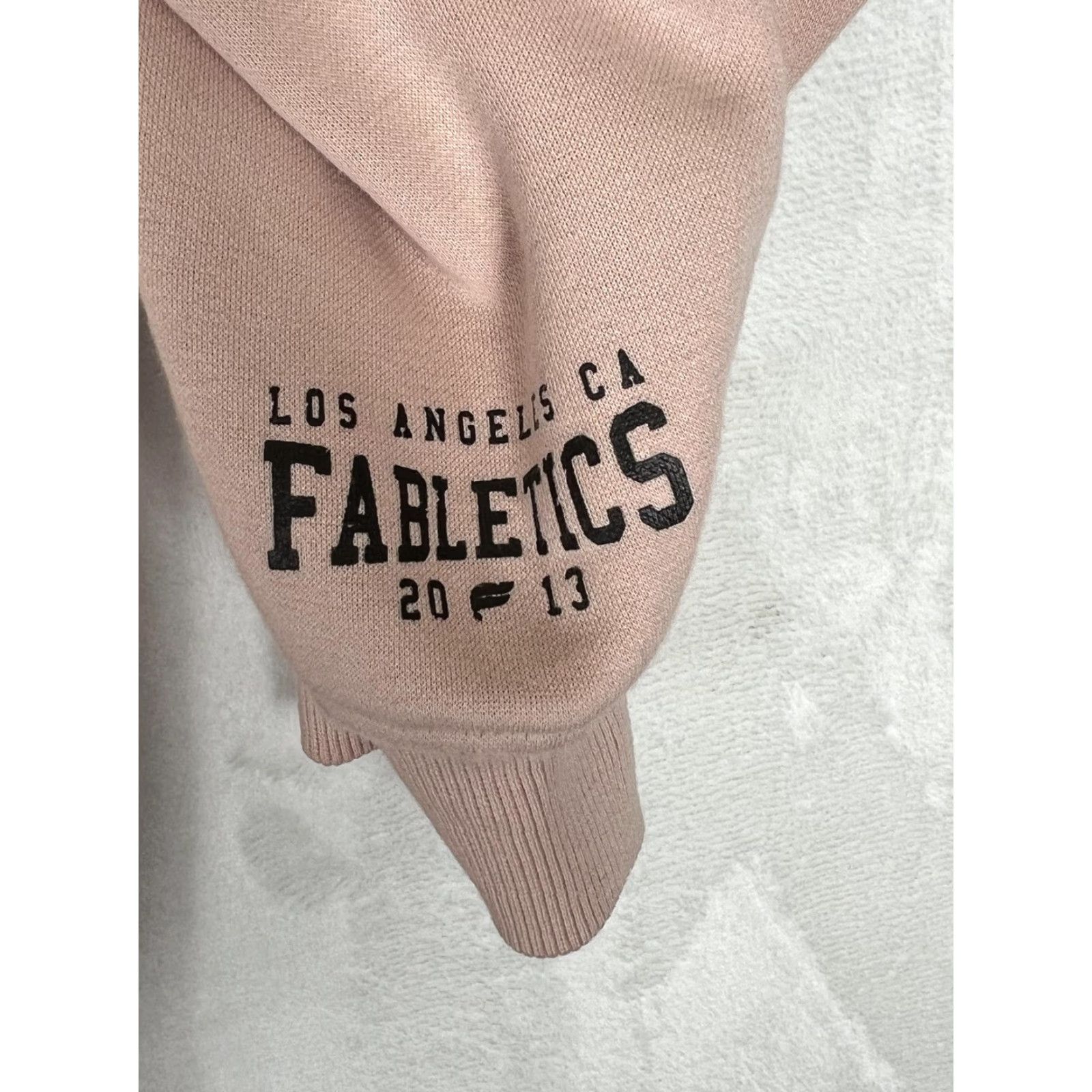 Fabletics Fabletics Hoodie Women XL Pink Pullover Fleece Kangaroo Pocket Logo Sweatshirt Size XL / US 12-14 / IT 48-50 - 5 Thumbnail