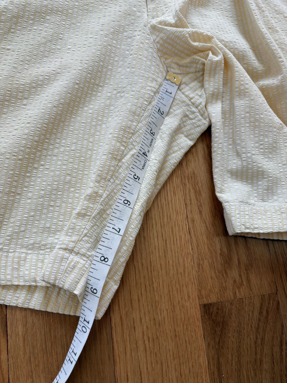 Peter Millar Peter Millar Vintage 90s Pleated Seersucker Golf Shorts 38 Size US 38 / EU 54 - 11 Thumbnail