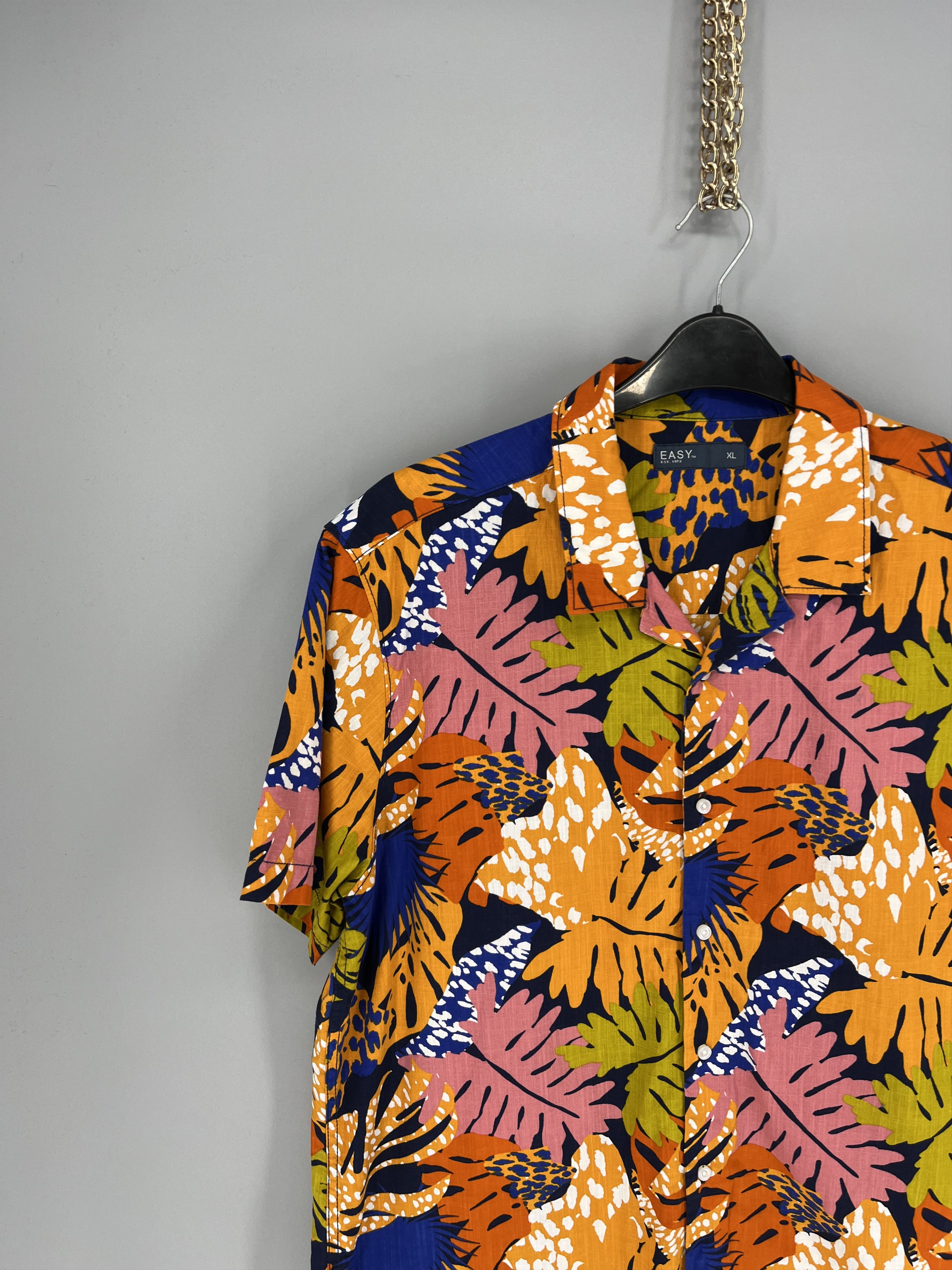 Vintage Vintage Hawaiian Company Flower Silk Shirt Size US XL / EU 56 / 4 - 4 Thumbnail