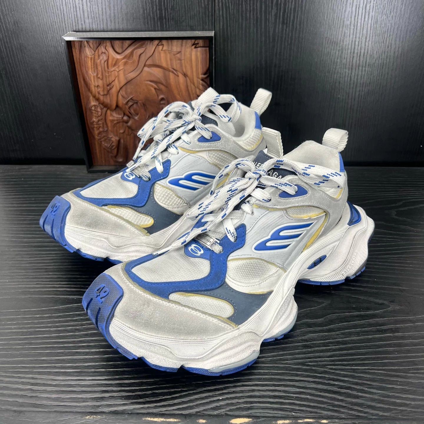 Balenciaga Balenciaga Cargo White/Gray EU42 Mint Size US 9 / EU 42 - 1 Thumbnail