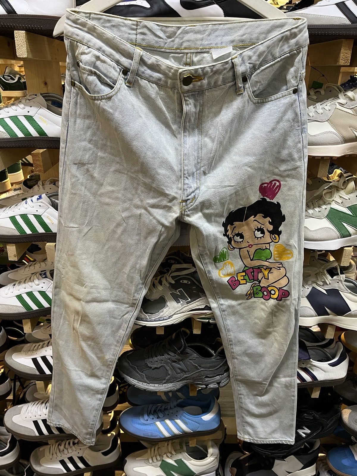 Cartoon Network × Vintage Betty Boop Jeans Embroidered Size US 32 / EU 48 - 1 Thumbnail