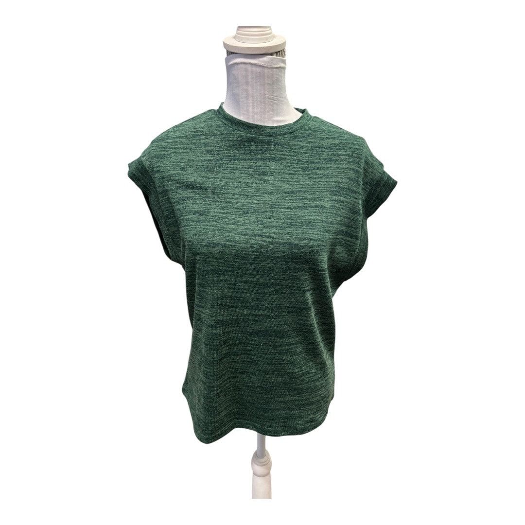Shein SHEIN Green Knit Top Size S/4 Size S / US 4 / IT 40 - 1 Thumbnail