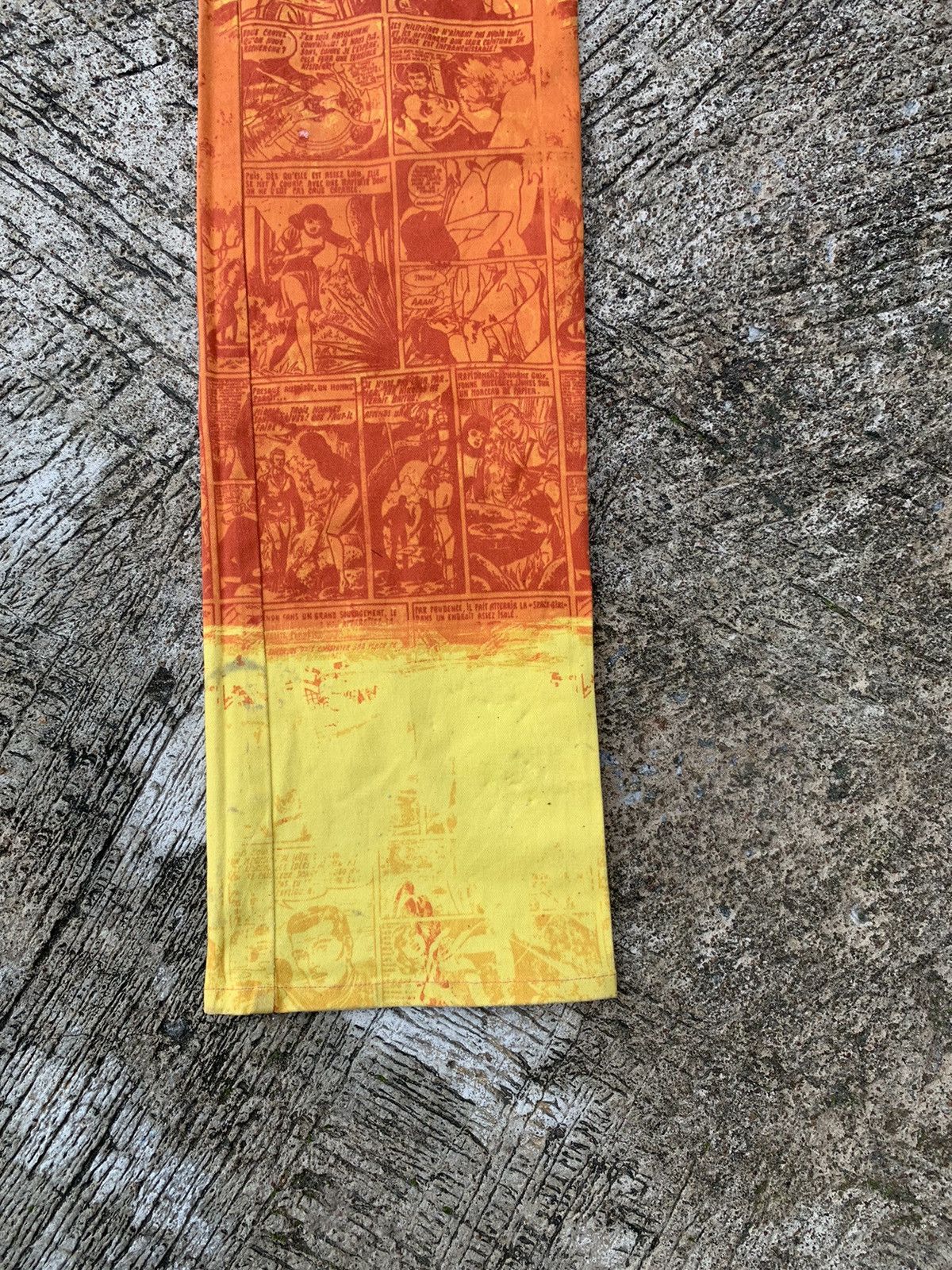 Jean Paul Gaultier 1995 Jean Paul Gaultier Orange Comics Pants Size US 32 / EU 48 - 8 Thumbnail