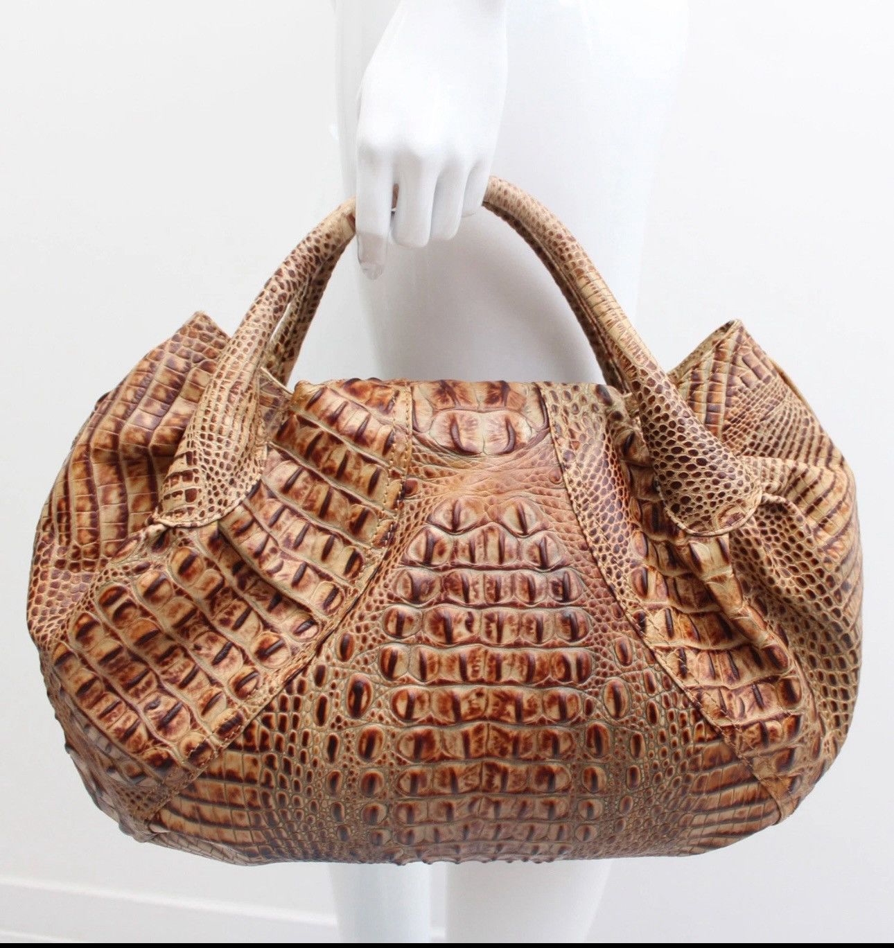 Fendi Vintage FENDI ALLIGATOR Spy Bag VERY RARE Size ONE SIZE - 6 Thumbnail