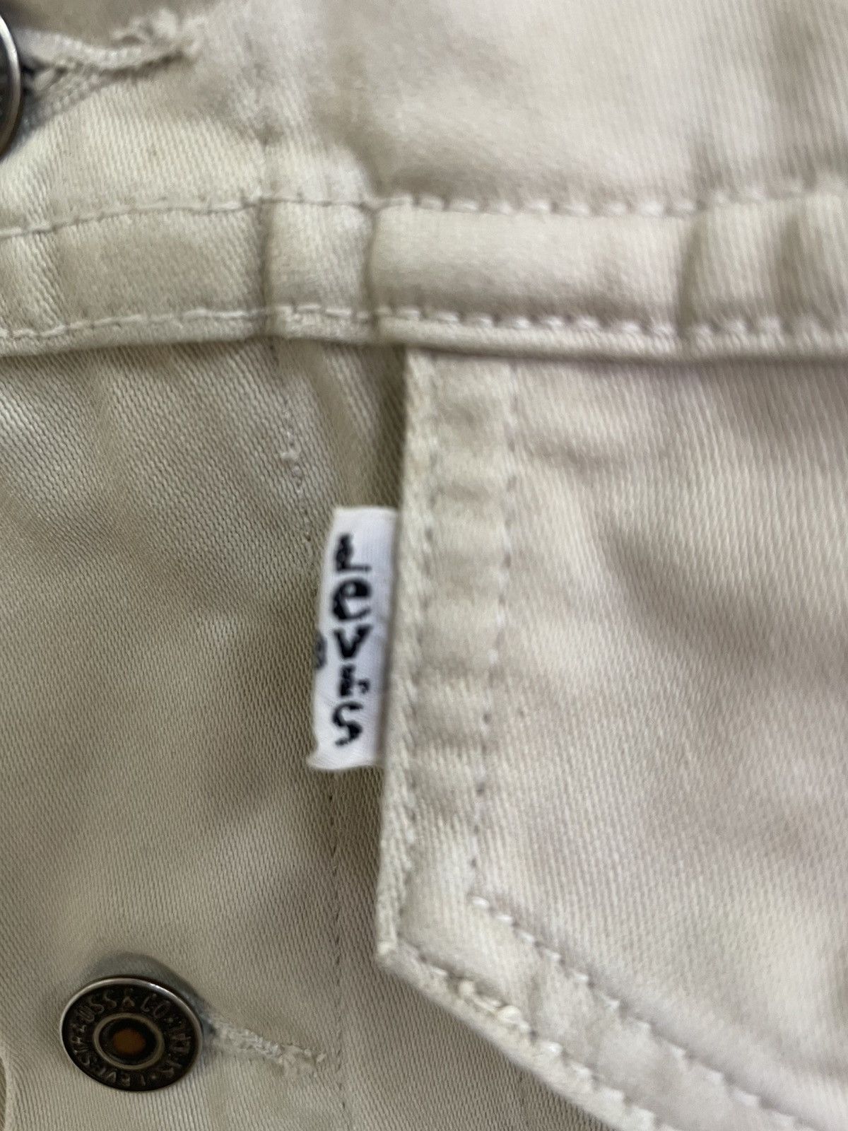 Levi's Vintage 90s White Levi’s Jackets tracker jacket Size US M / EU 48-50 / 2 - 8 Thumbnail
