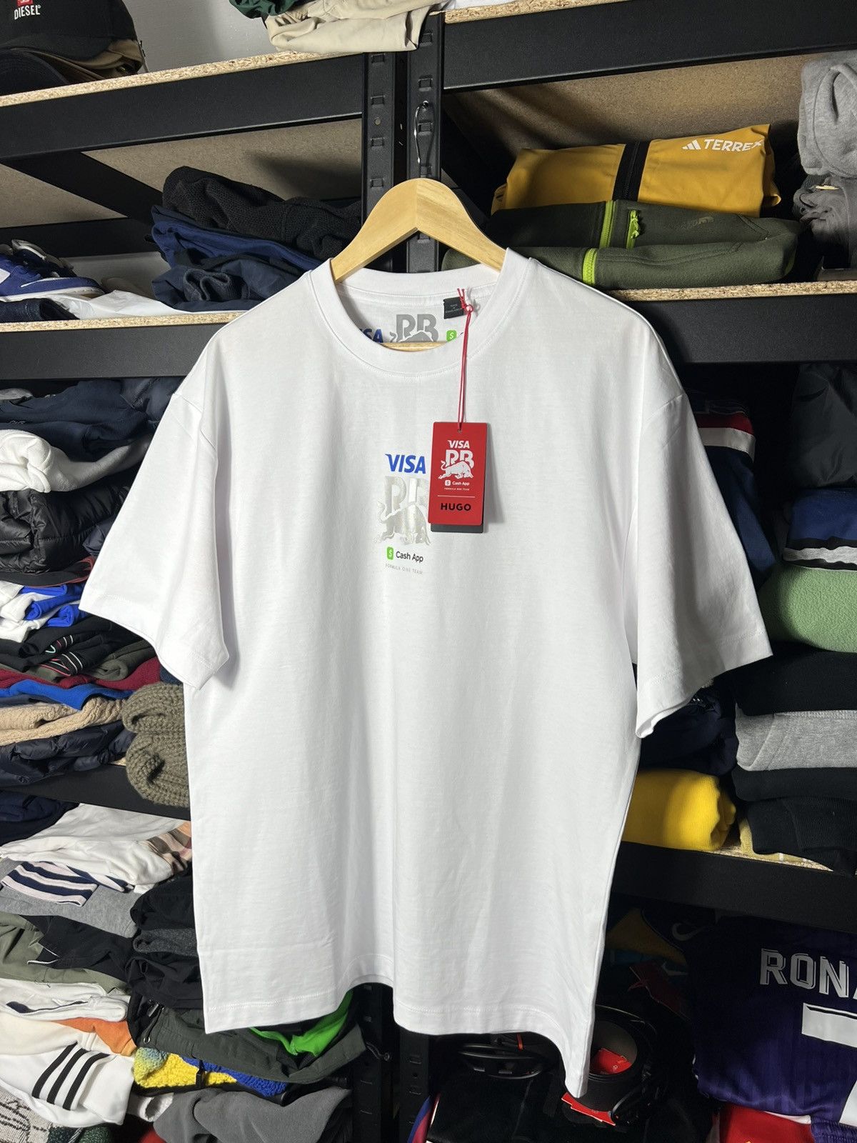 Hugo HUGO Red Bull Racing F1 Oversized T-Shirt Visa Cash App Y2K Size US S / EU 44-46 / 1 - 9 Thumbnail