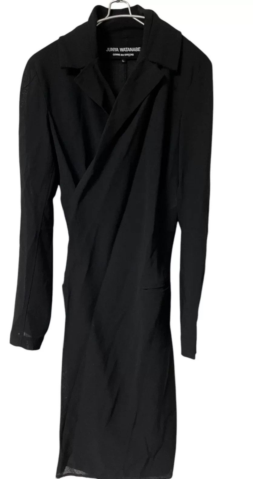Junya Watanabe Junya Watanabe Long Black Shirt Size L / US 10 / IT 46 - 1 Thumbnail