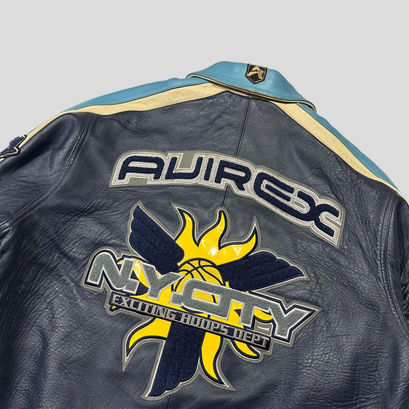 Avirex Avirex 90’s NYC Exciting Hoops Leather Varsity Jacket - XL Size US XL / EU 56 / 4 - 3 Thumbnail