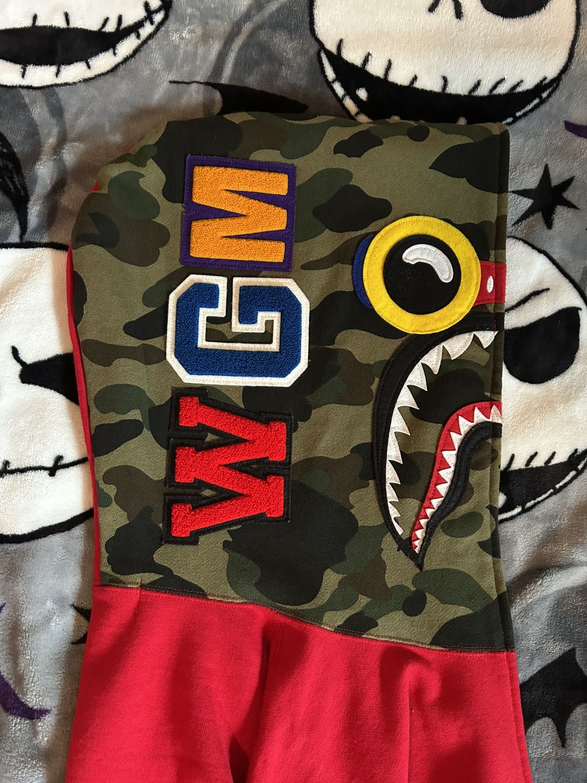 Bape BAPE × HEBRU BRANTLEY FLYBOY Shark Full Zip Hoodie Size US XL / EU 56 / 4 - 3 Thumbnail
