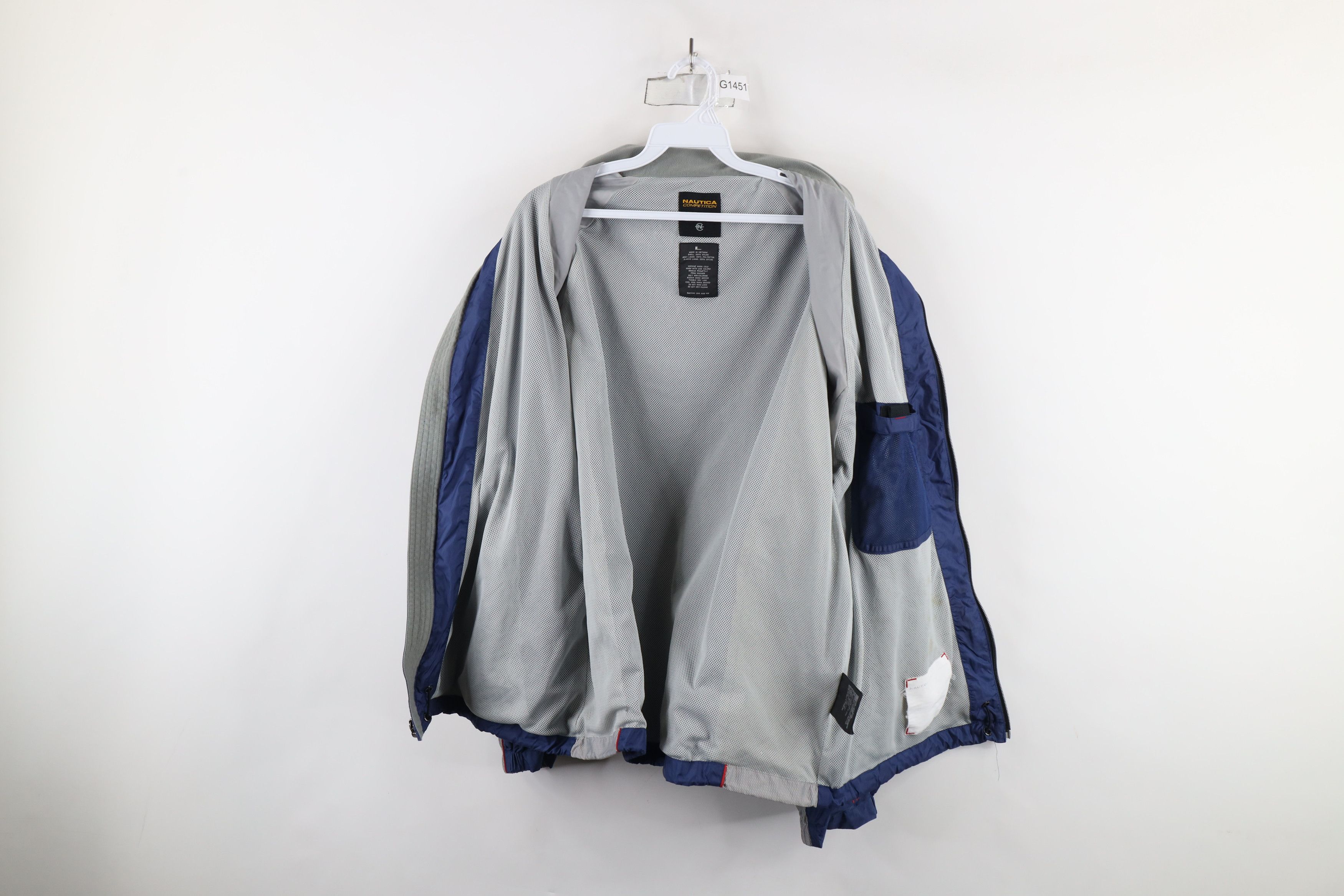 Nautica × Vintage Vintage 90s Nautica Competition Spell Out Windbreaker Jacket Size US L / EU 52-54 / 3 - 12 Thumbnail