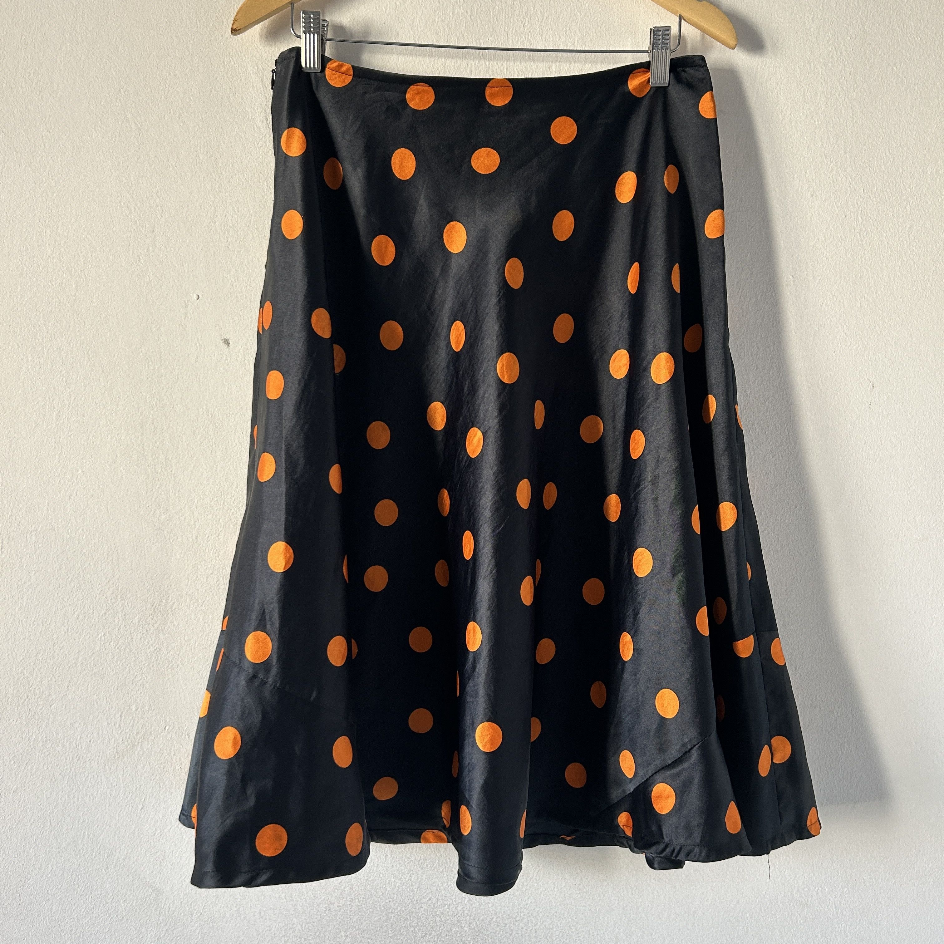 Handmade × Vintage Y2k polka dots low waist skater skirt Size 30" / US 8 / IT 44 - 7 Thumbnail