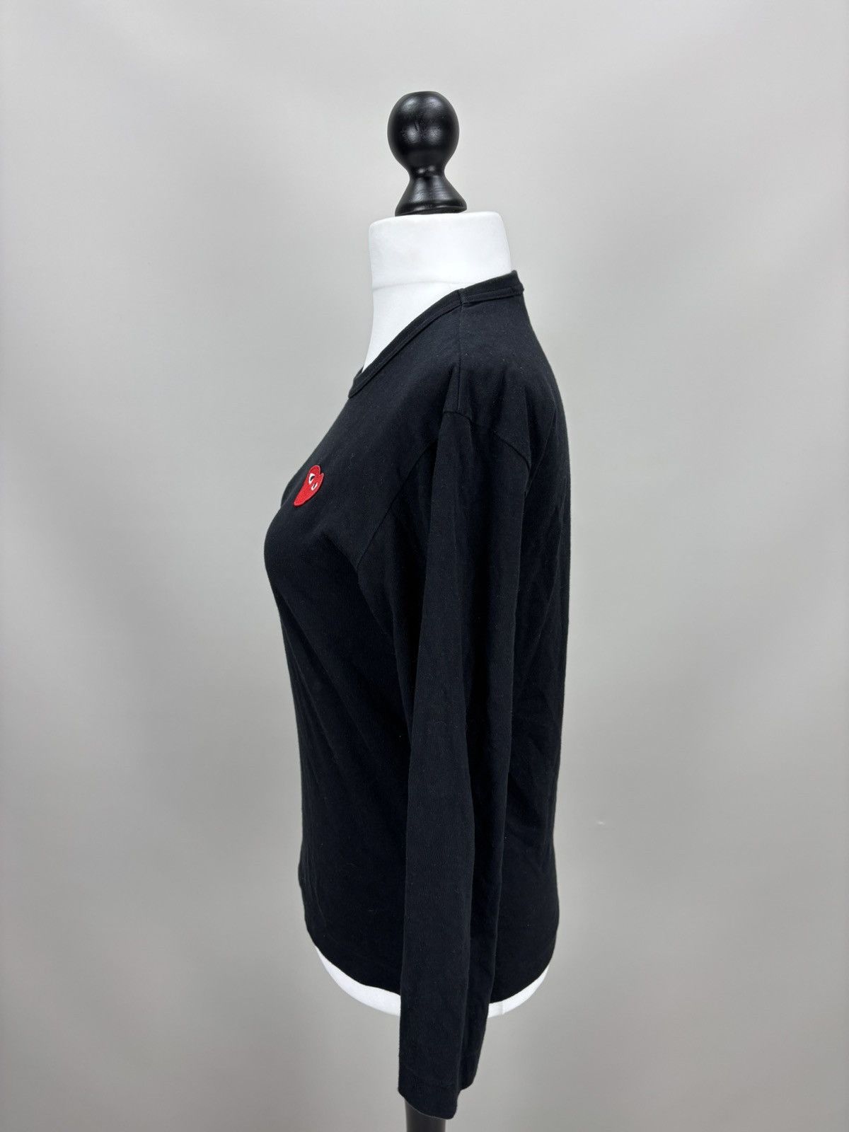 Comme des Garcons Womens long sleeve Play Comme des Garcons Size S Color Black Size S / US 4 / IT 40 - 9 Thumbnail