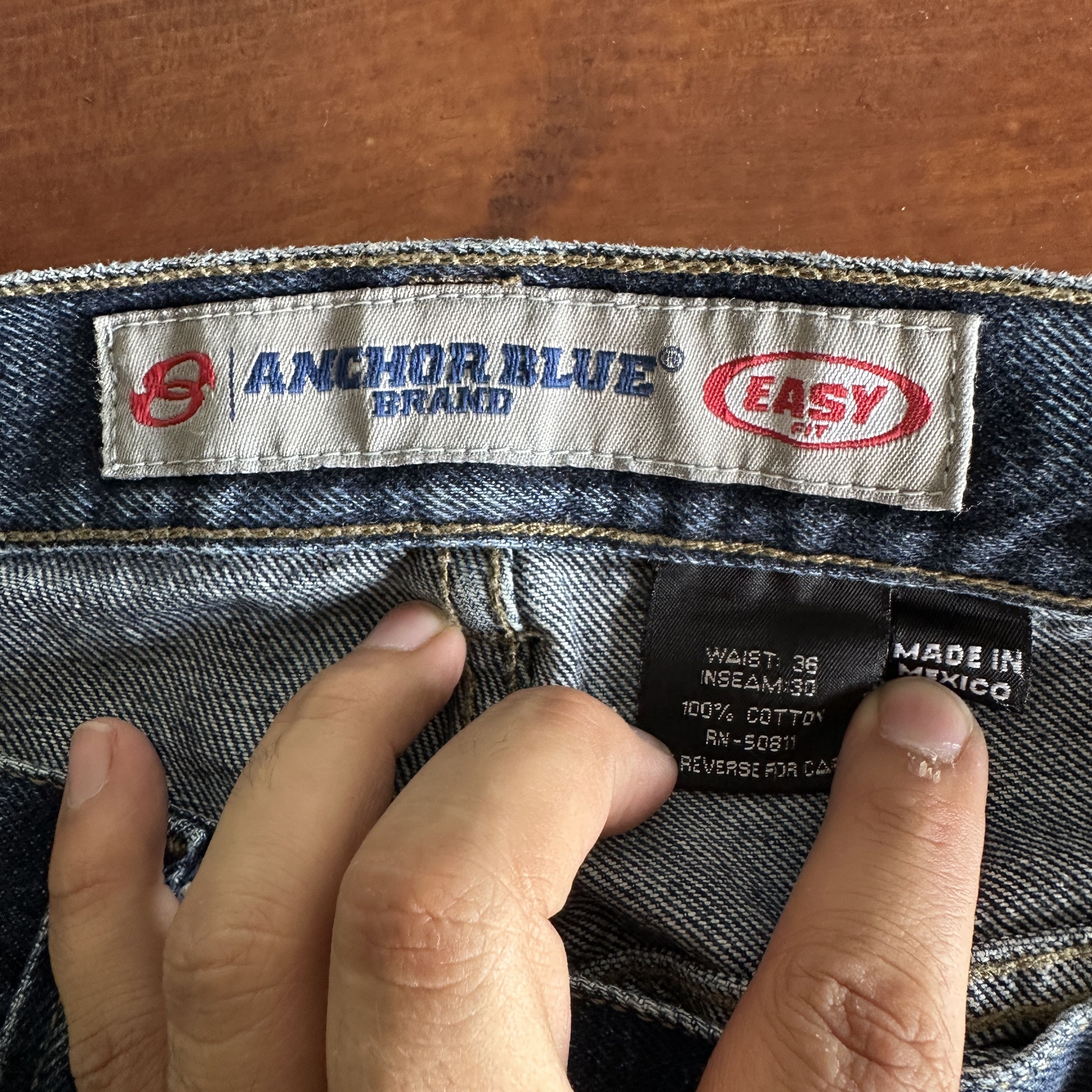 Anchor Blue Vtg Anchor Blue Shorts Denim Baggy Relaxed Long Y2K Casual Size US 36 / EU 52 - 9 Thumbnail