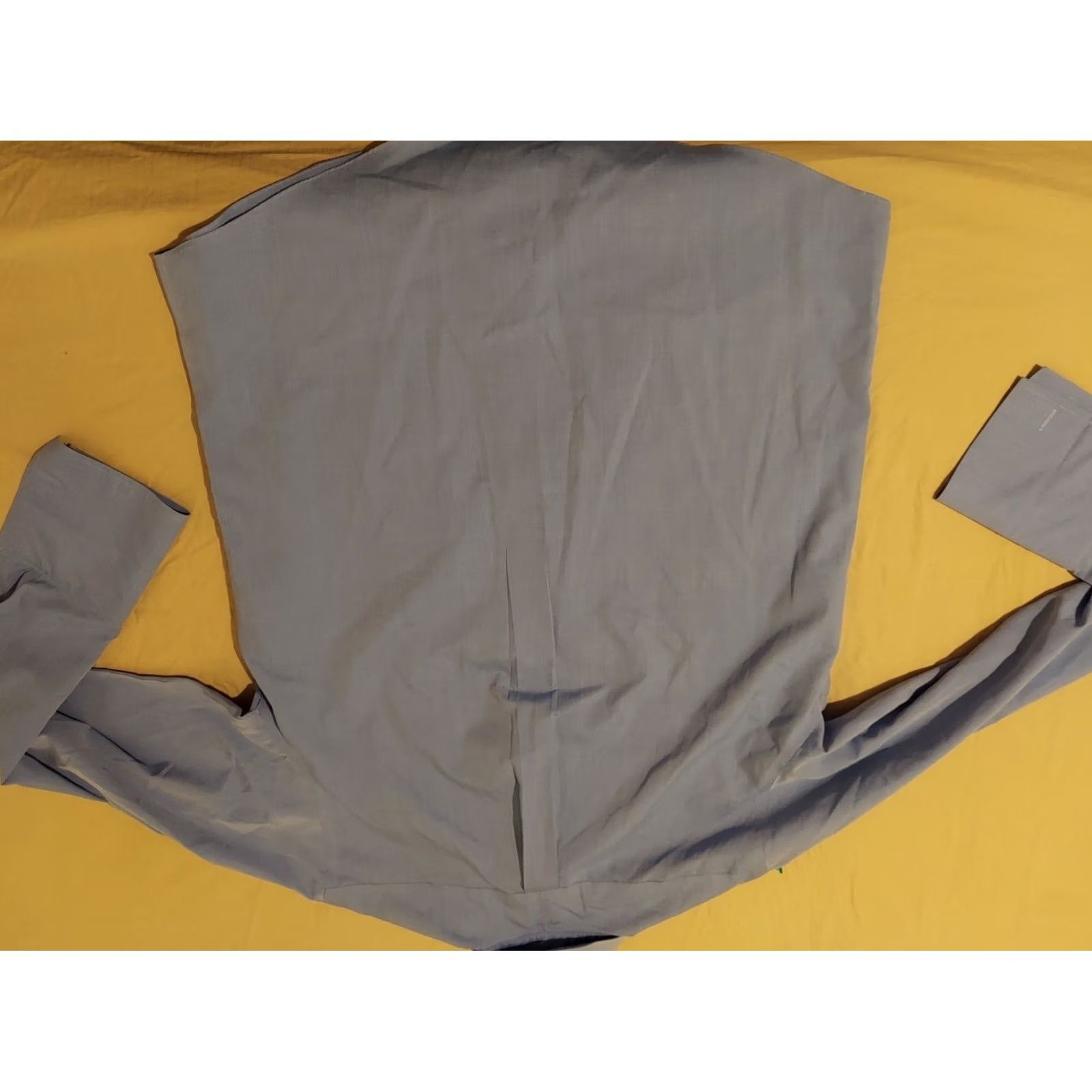Brooks Brothers Mens Brooks Brothers Dress Shirt 16 35 Blue Button French Cotton Size 42R - 7 Thumbnail