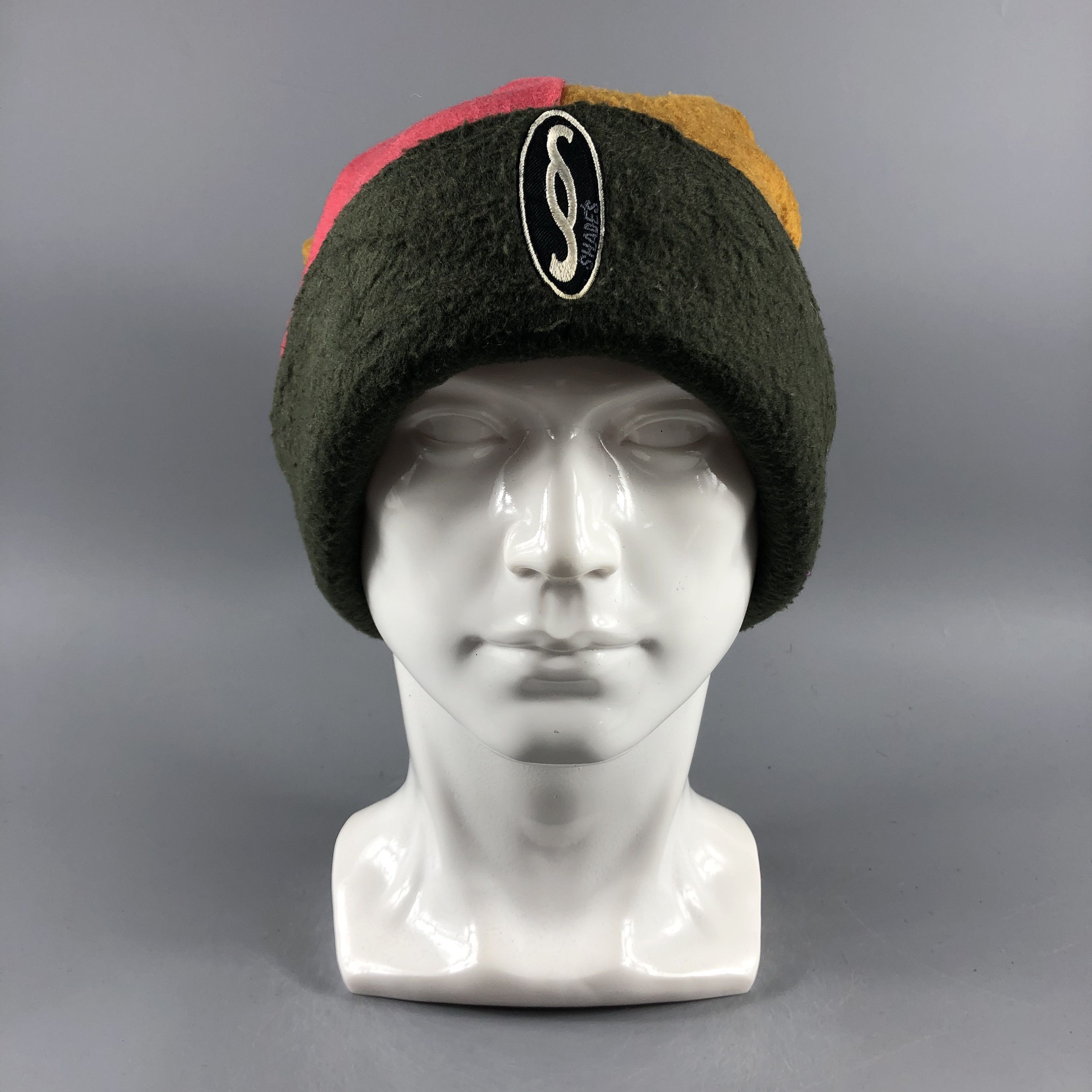 image of Vintage Shades Tricolor Slouchy Beanie Snow Hat Snow Cap -D308, Men's