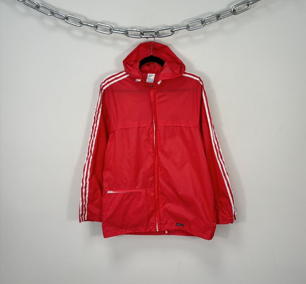 Adidas Vintage Adidas Ventex 80s Very Rare Nylon Windbreaker Jacket Size US M / EU 48-50 / 2 - 1 Thumbnail