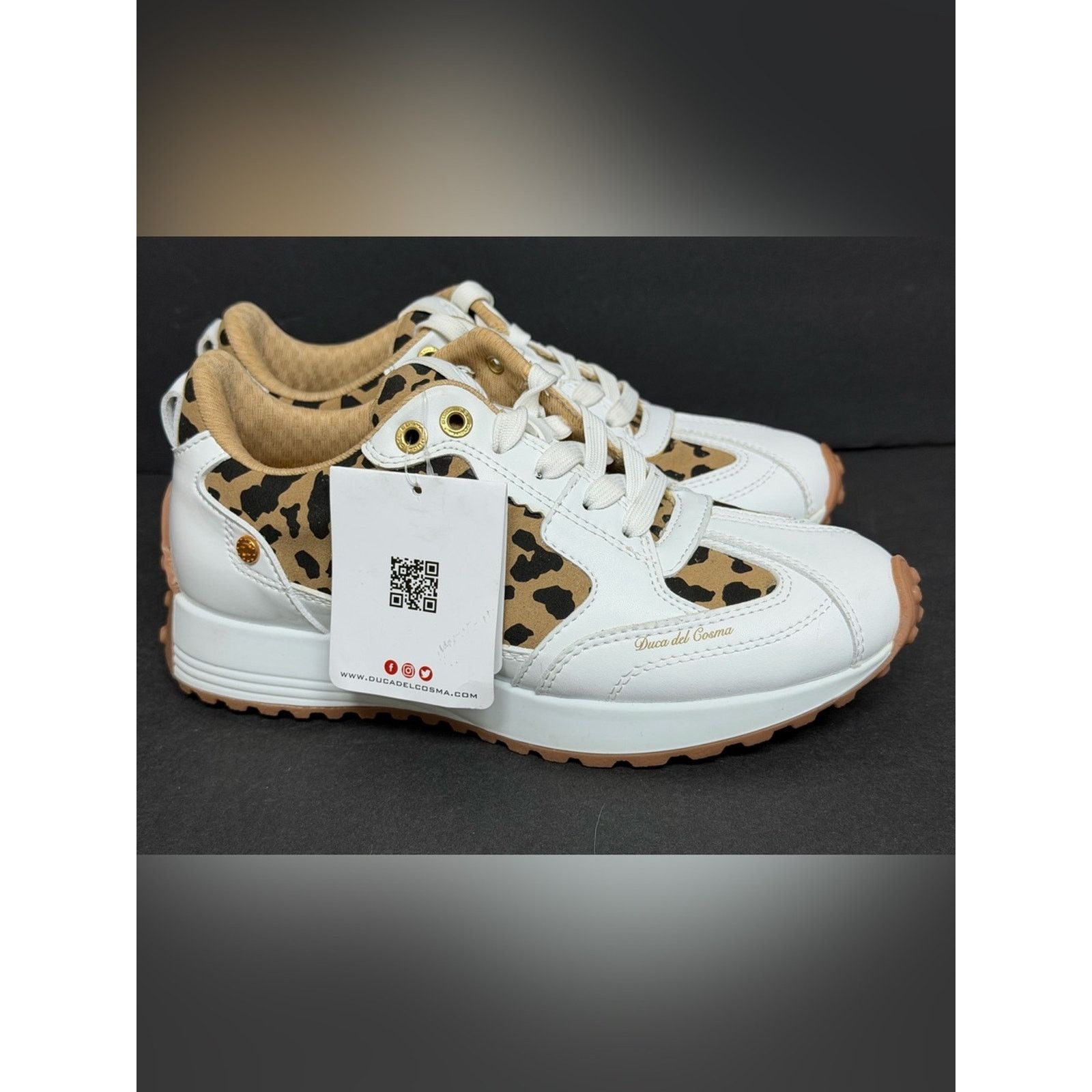 Other Duca Del Cosma Aviva Golf Shoes White Leopard Women’s 6 Size US 6 / IT 36 - 6 Thumbnail
