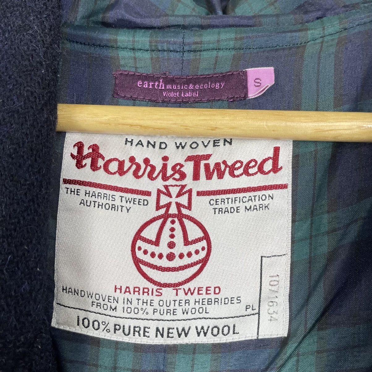 Designer × Harris Tweed × Japanese Brand 💥EARTH ECOLOGY HARRIS TWEED WOOL JACKER Size US S / EU 44-46 / 1 - 10 Thumbnail