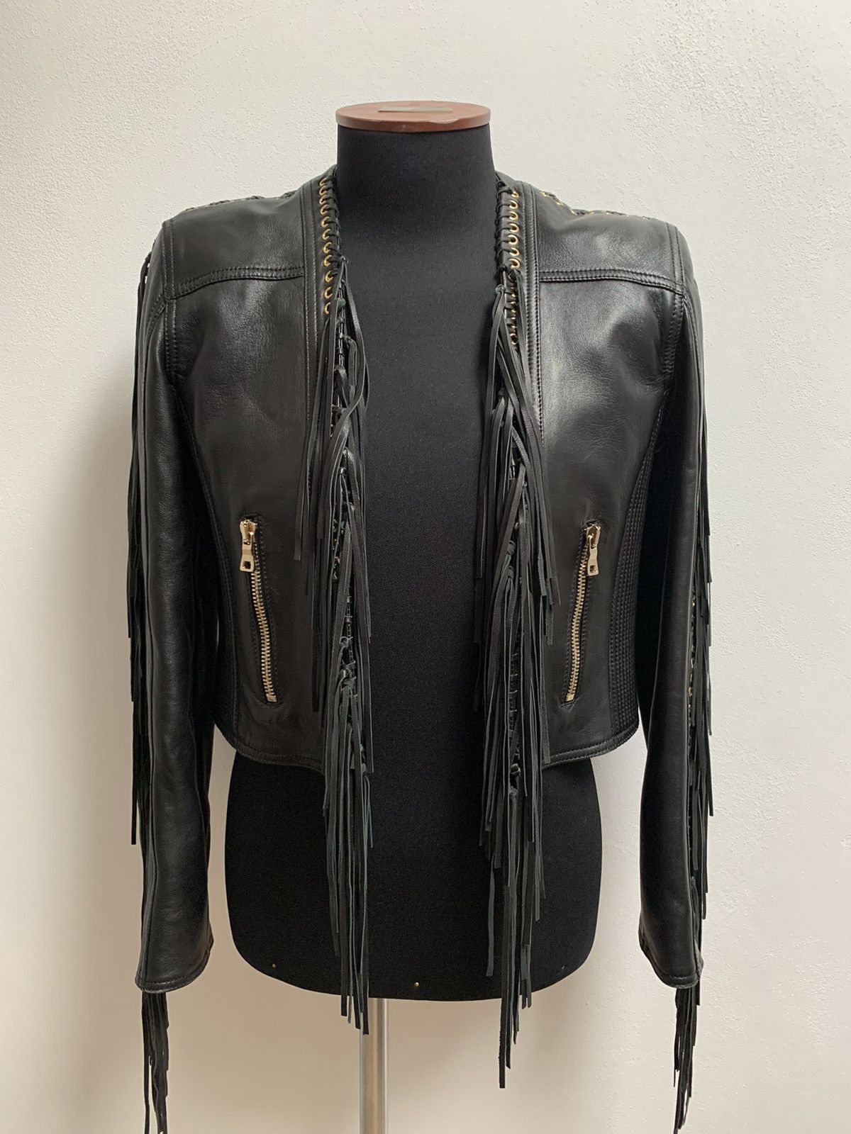Balmain Balmain Leather Jacket Size XL / US 12-14 / IT 48-50 - 1 Thumbnail