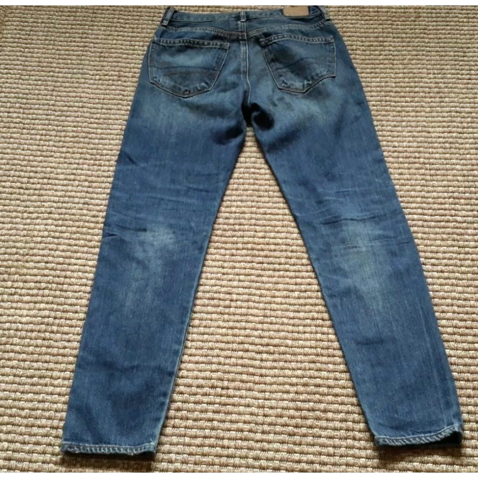 American Eagle Outfitters American Eagle Outfitters Girlfriend Jeans Button Fly 00 Regular Blue Denim 100% Cotton Women’s Side Rise High Size 24" / US 00 / IT 34 - 6 Thumbnail