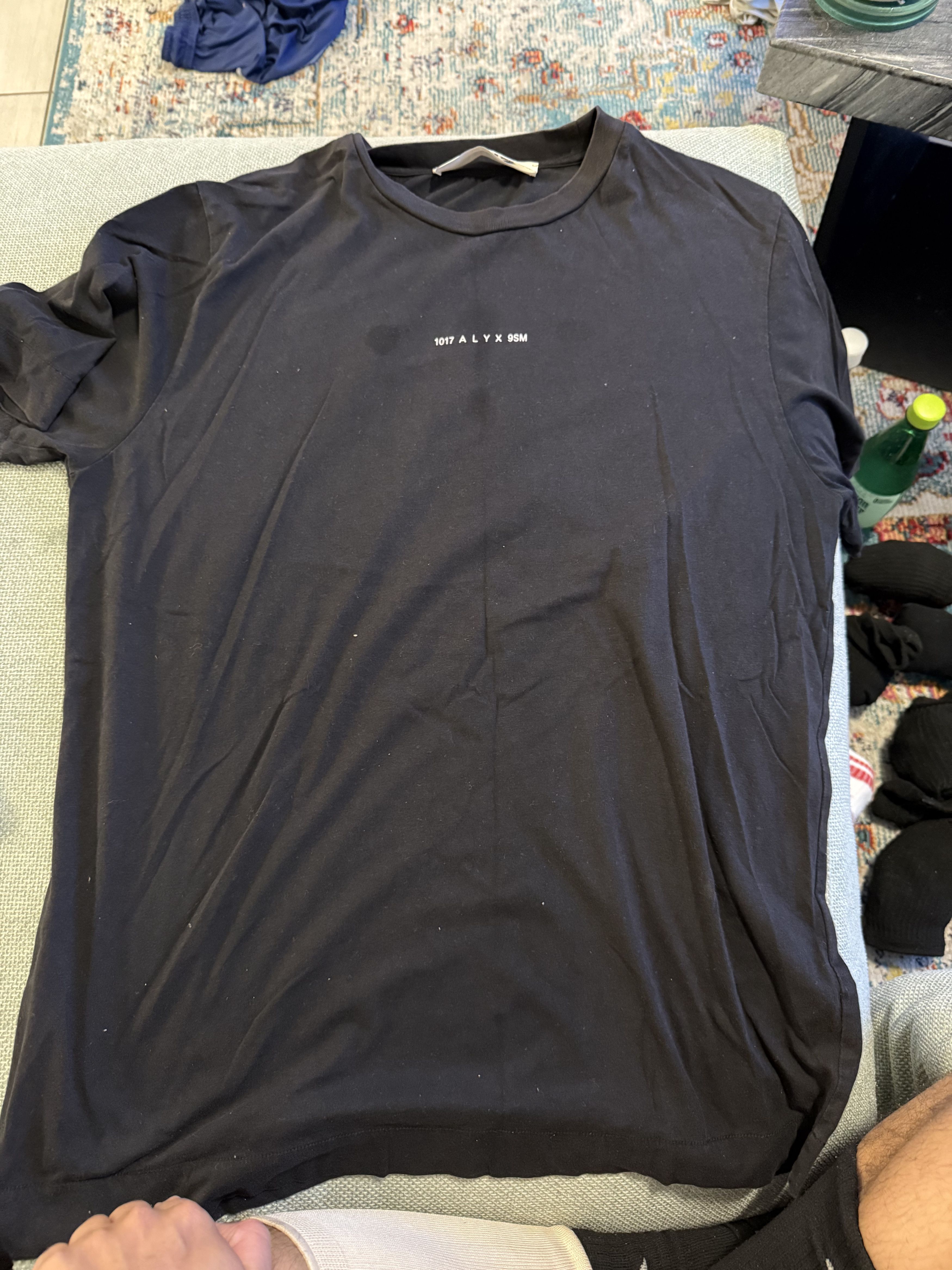 【1017 ALYX 9SM】WAFFLE T-SHIRT THERMAL/M/BK 1017 ALYX 9SM × Alyx Alyx Matthew M Williams 1017 9sm Black